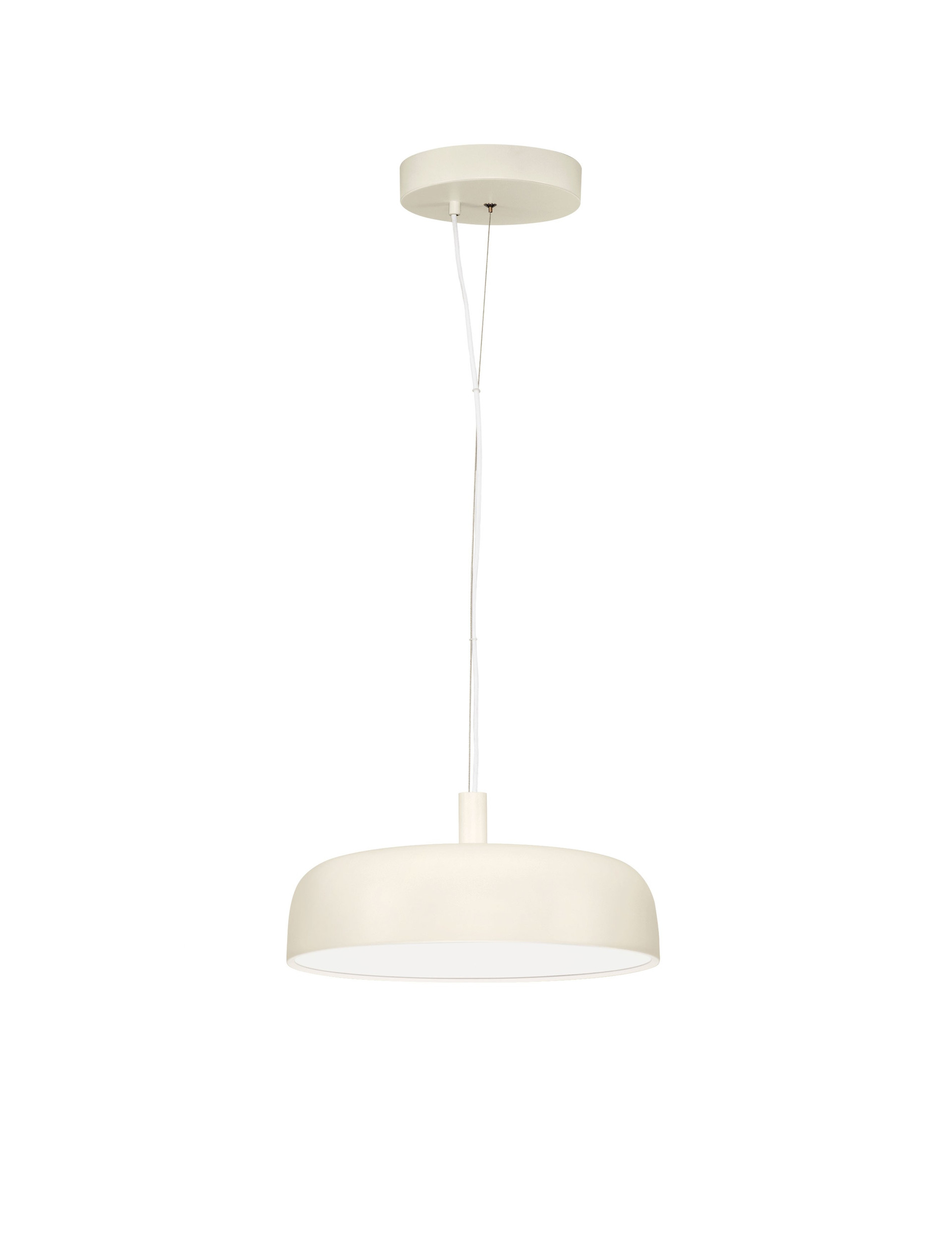 NOELIA | H 12 D 40 cm | 27 W | 2700 K | 1224 lm | IP20 | Cream | Steel/Aluminum/Acrylic