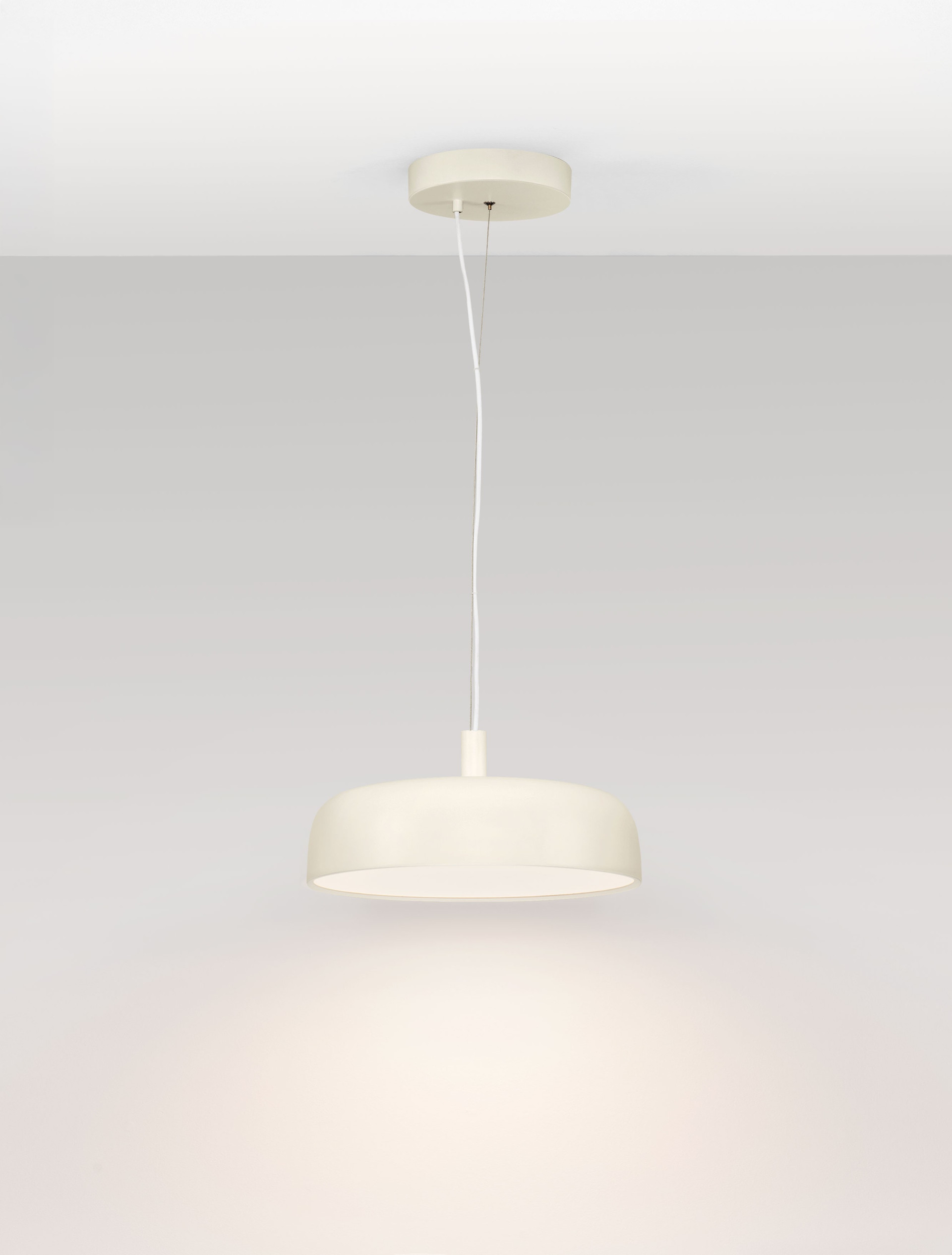NOELIA | H 12 D 40 cm | 27 W | 2700 K | 1224 lm | IP20 | Cream | Steel/Aluminum/Acrylic