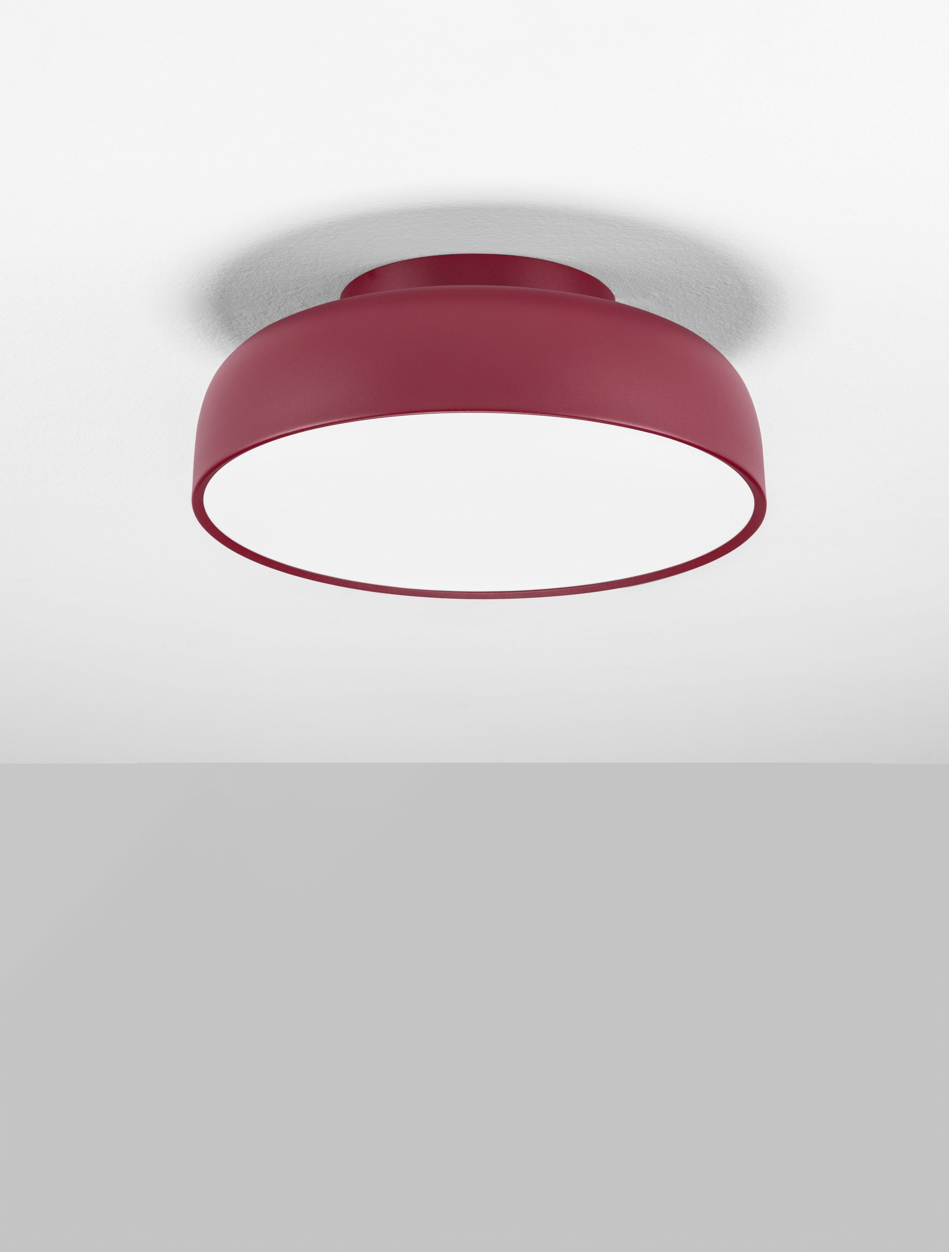 NOELIA | H 15 D 40 cm | 27 W | 2700 K | 1224 lm | IP20 | Bordeaux | Steel/Aluminum/Acrylic