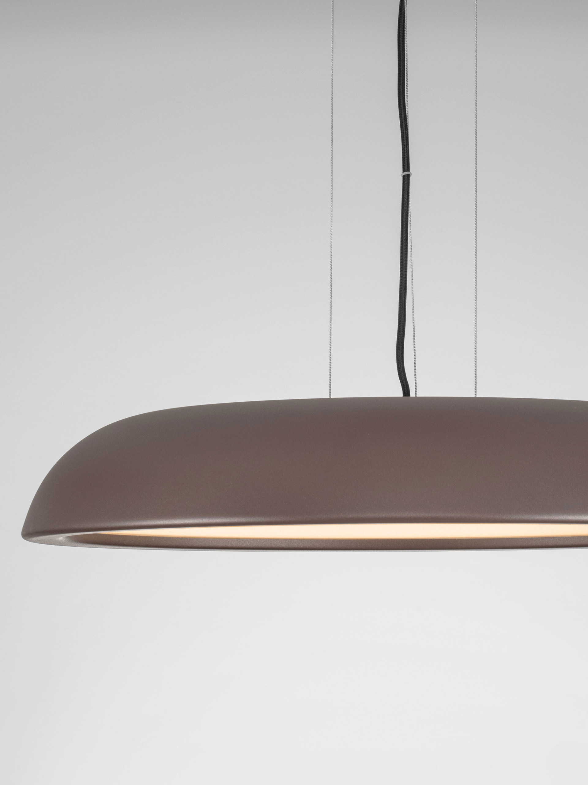 FELICIA | H 125 D 60 cm | 44 W | 3000 K | 3051 lm | IP20 | Brown | Steel/Aluminum/Acrylic