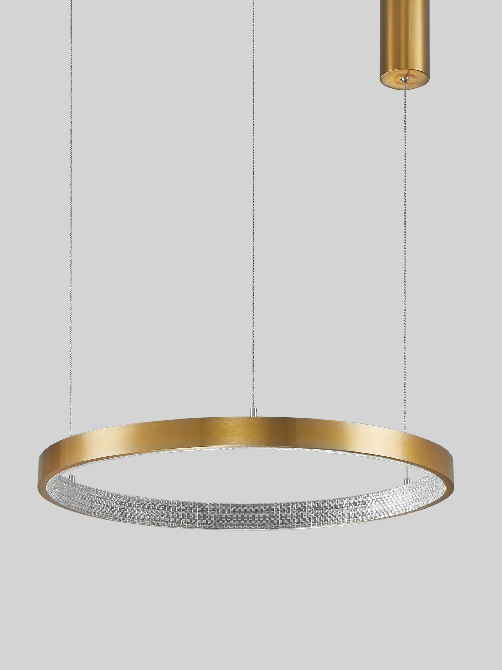 PRESTON | H 120 D 60 cm | 35 W | 3000 K | 2264 lm | IP20 | Brass | Aluminum/Acrylic