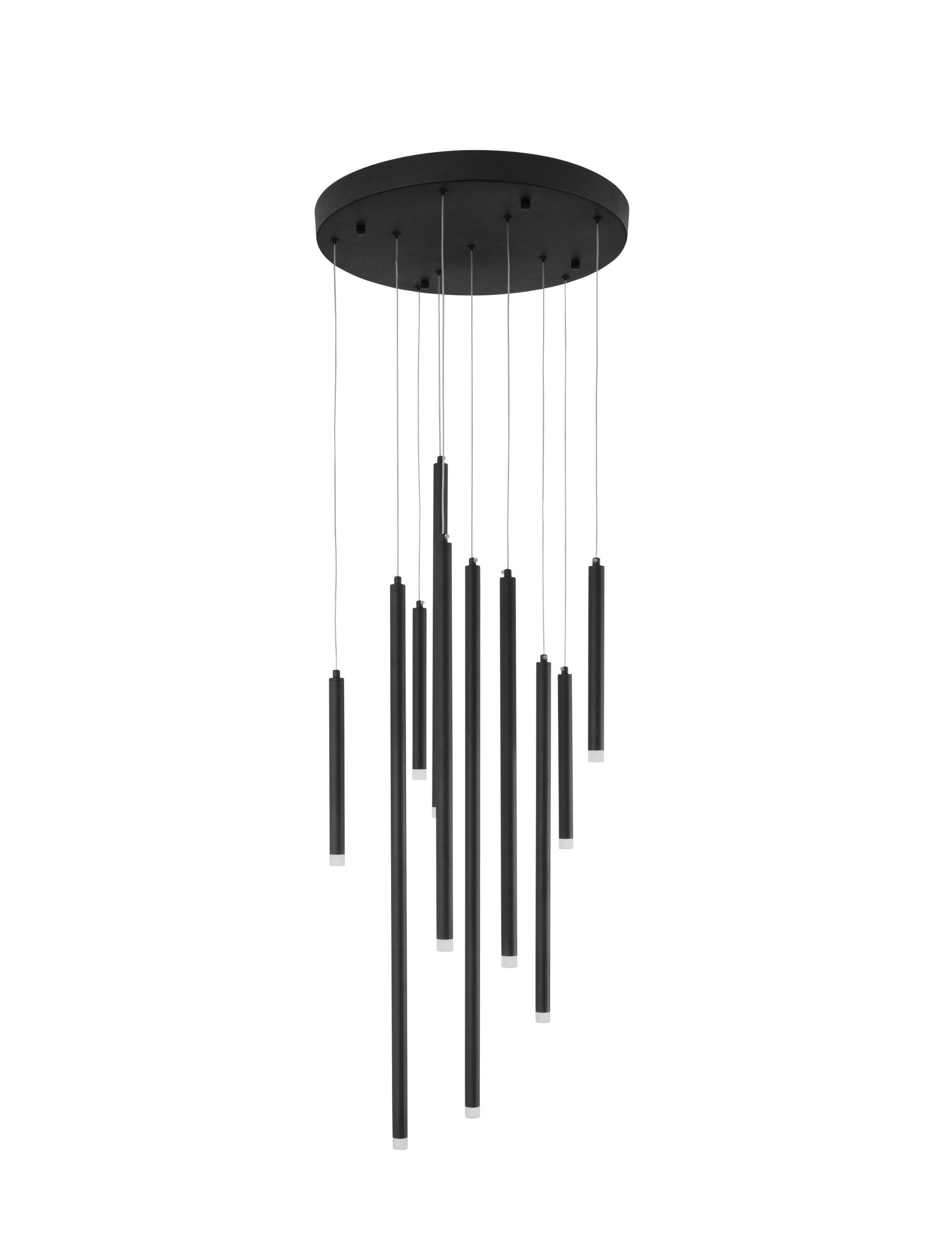 TRIMLE | H 220 D 50 cm | 26 W | 3000 K | 1861 lm | IP20 | Black | Aluminum/Acrylic