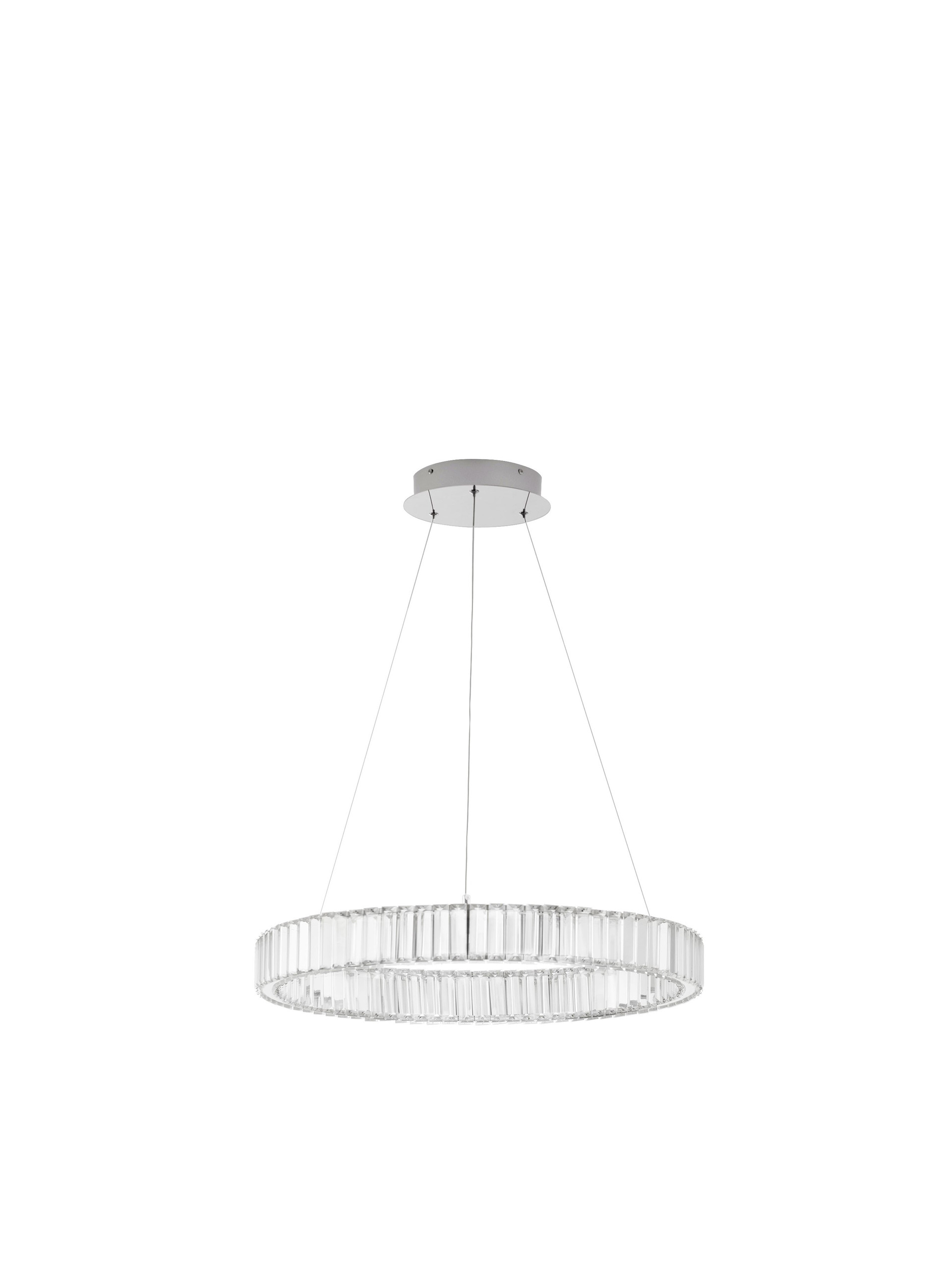 AURELIA | H 150 D 60 cm | 41 W | 3500 K | 2050 lm | IP20 | Chrome | Metal/Crystal