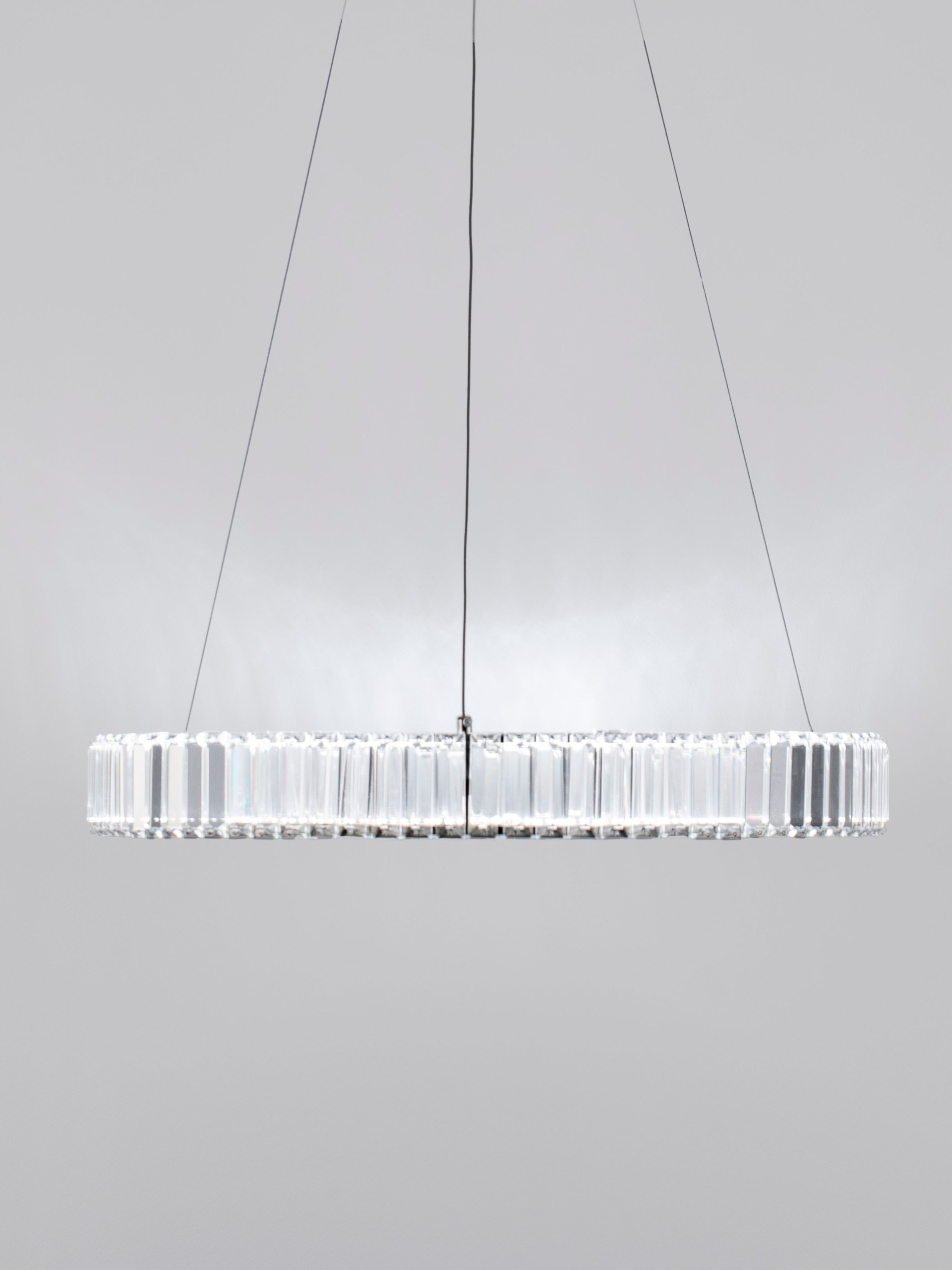 AURELIA | H 150 D 60 cm | 41 W | 3500 K | 2050 lm | IP20 | Chrome | Metal/Crystal