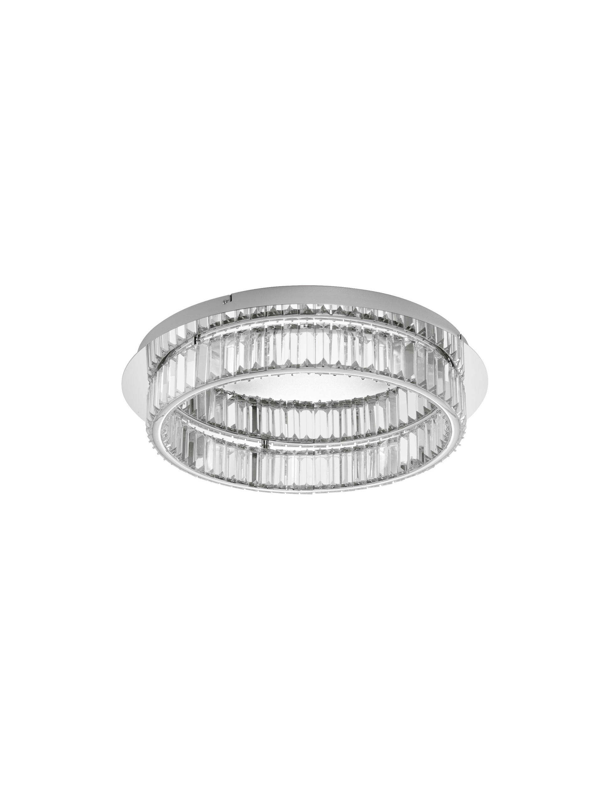 AURELIA | H 12 D 60 cm | 41 W | 3500 K | 2050 lm | IP20 | Chrome | Metal/Crystal