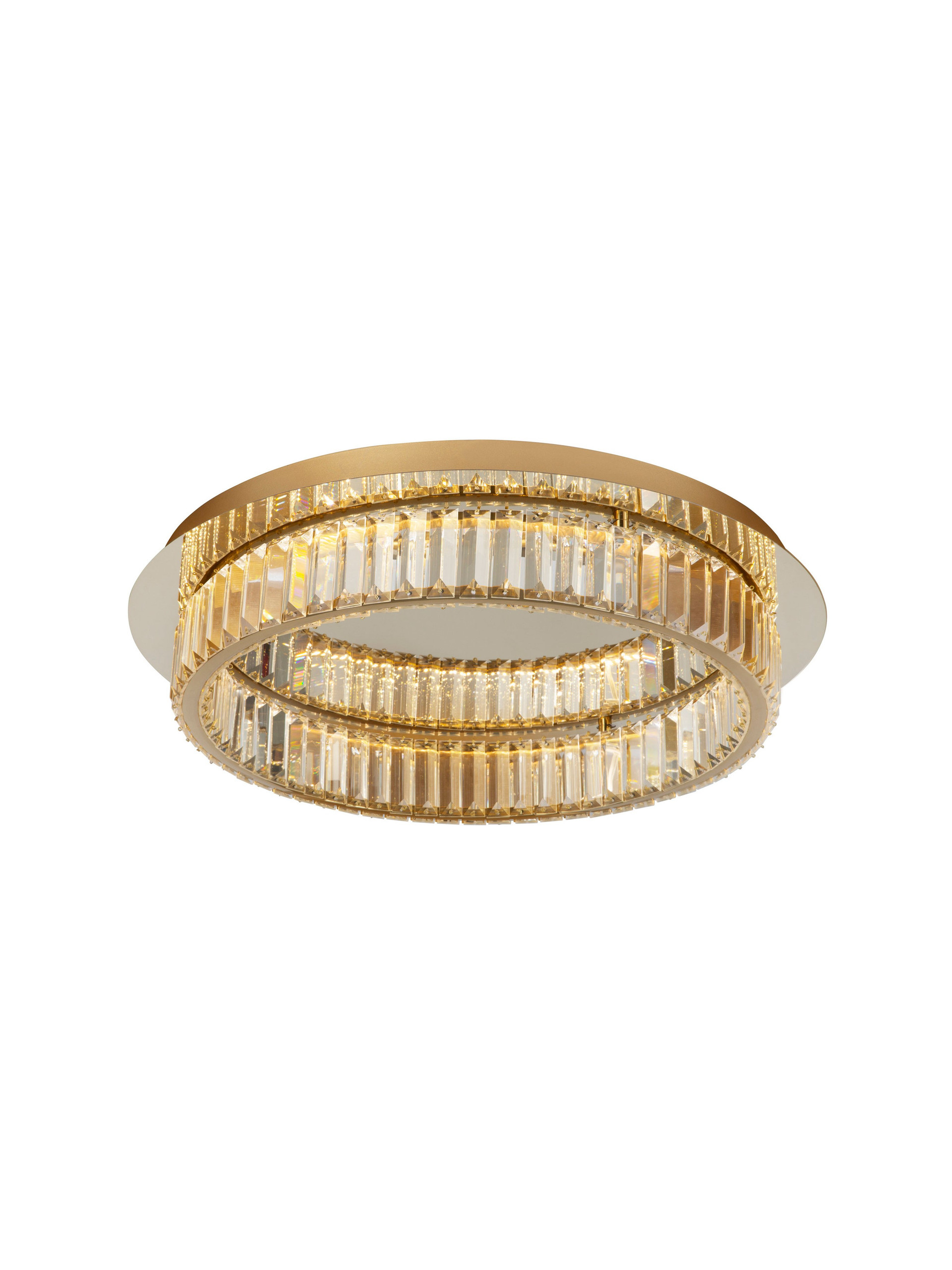 AURELIA | H 12 D 60 cm | 41 W | 3500 K | 2050 lm | IP20 | Gold | Metal/Crystal