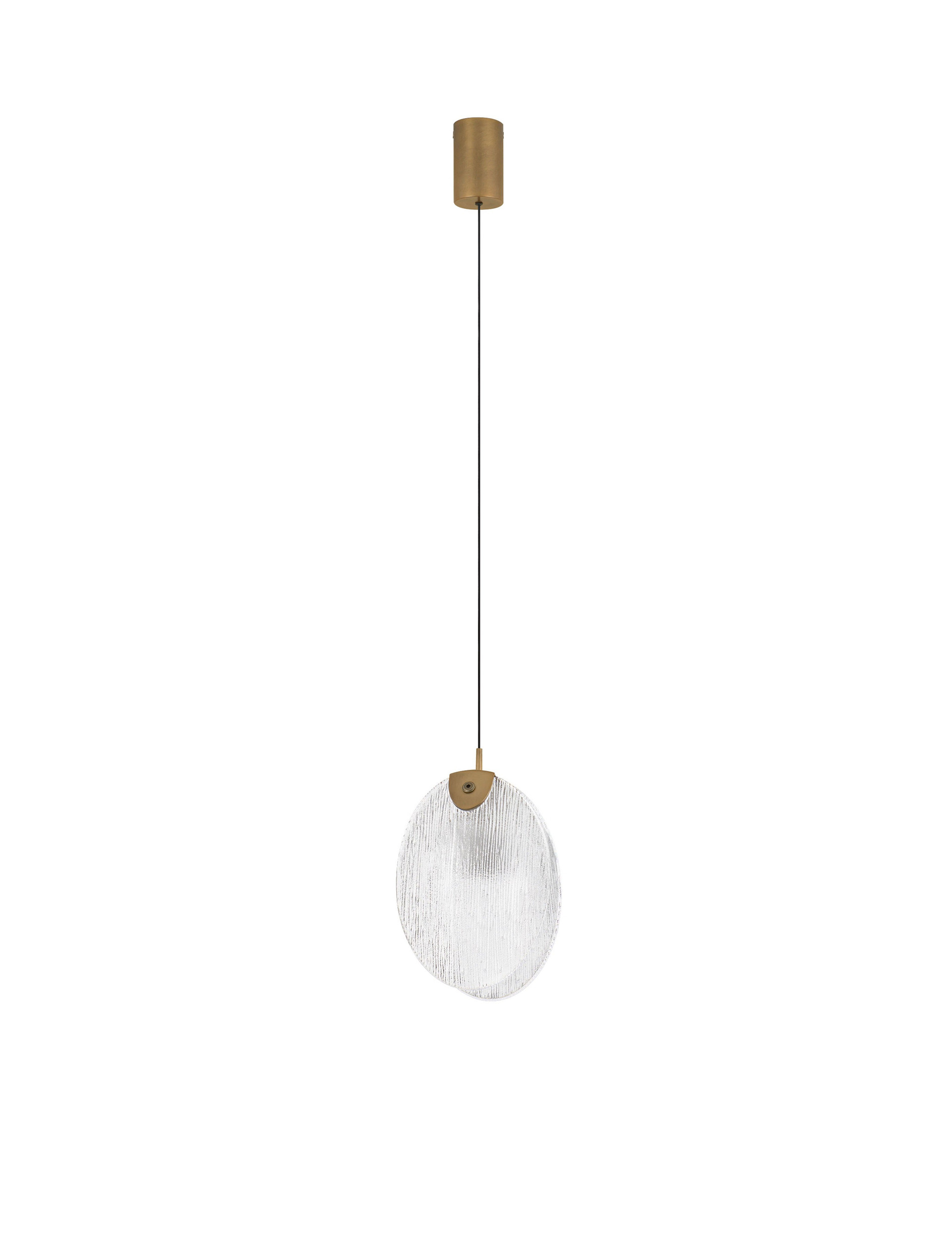 SHELINA | L 15 W 11 H 180 cm | 2 W | 3000 K | 130 lm | IP20 | Antique Brass | Steel/Glass