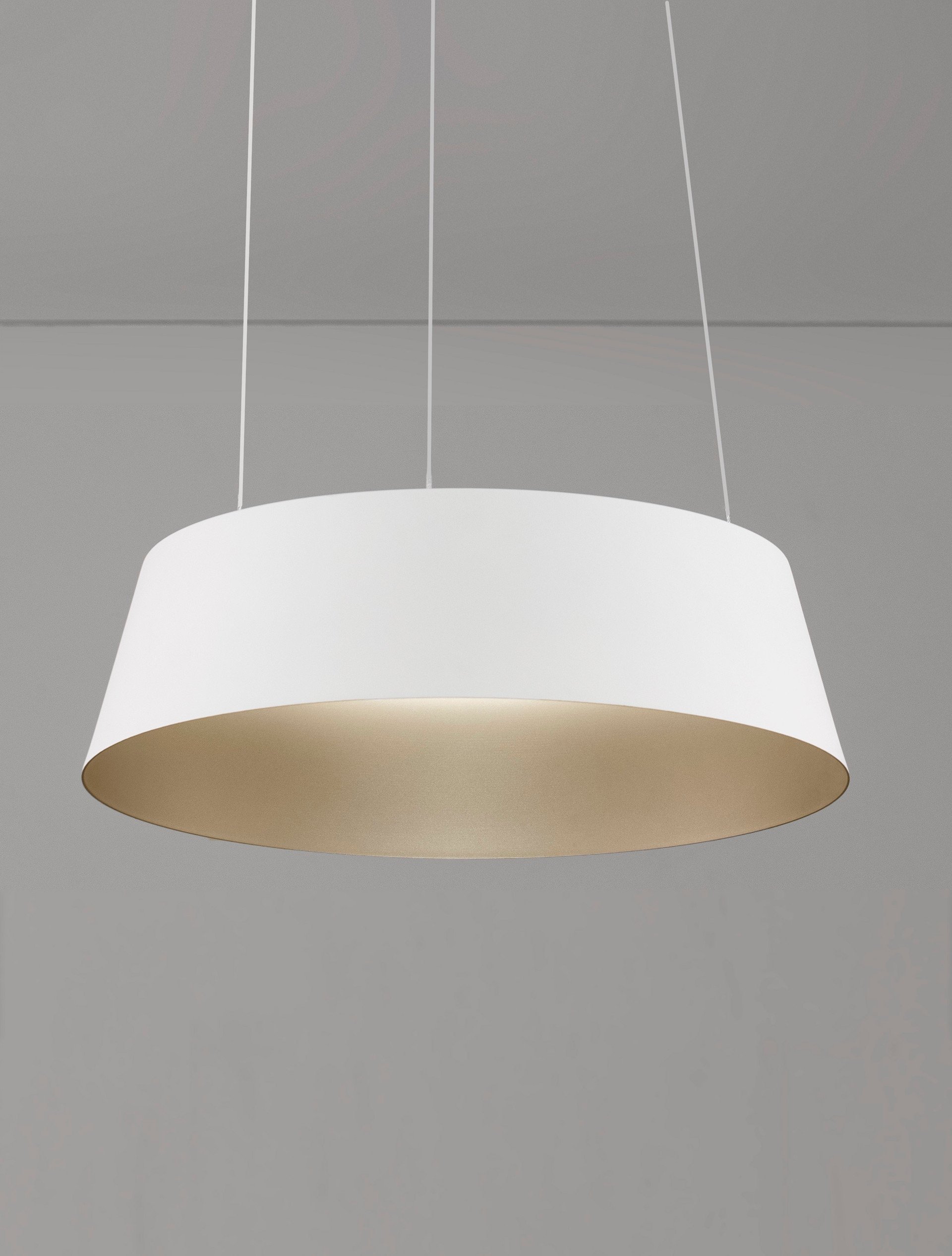 ALBA | H 200 D 42 cm | 42 W | 3000 K | 1279 lm | IP20 | White/Gold | Aluminum