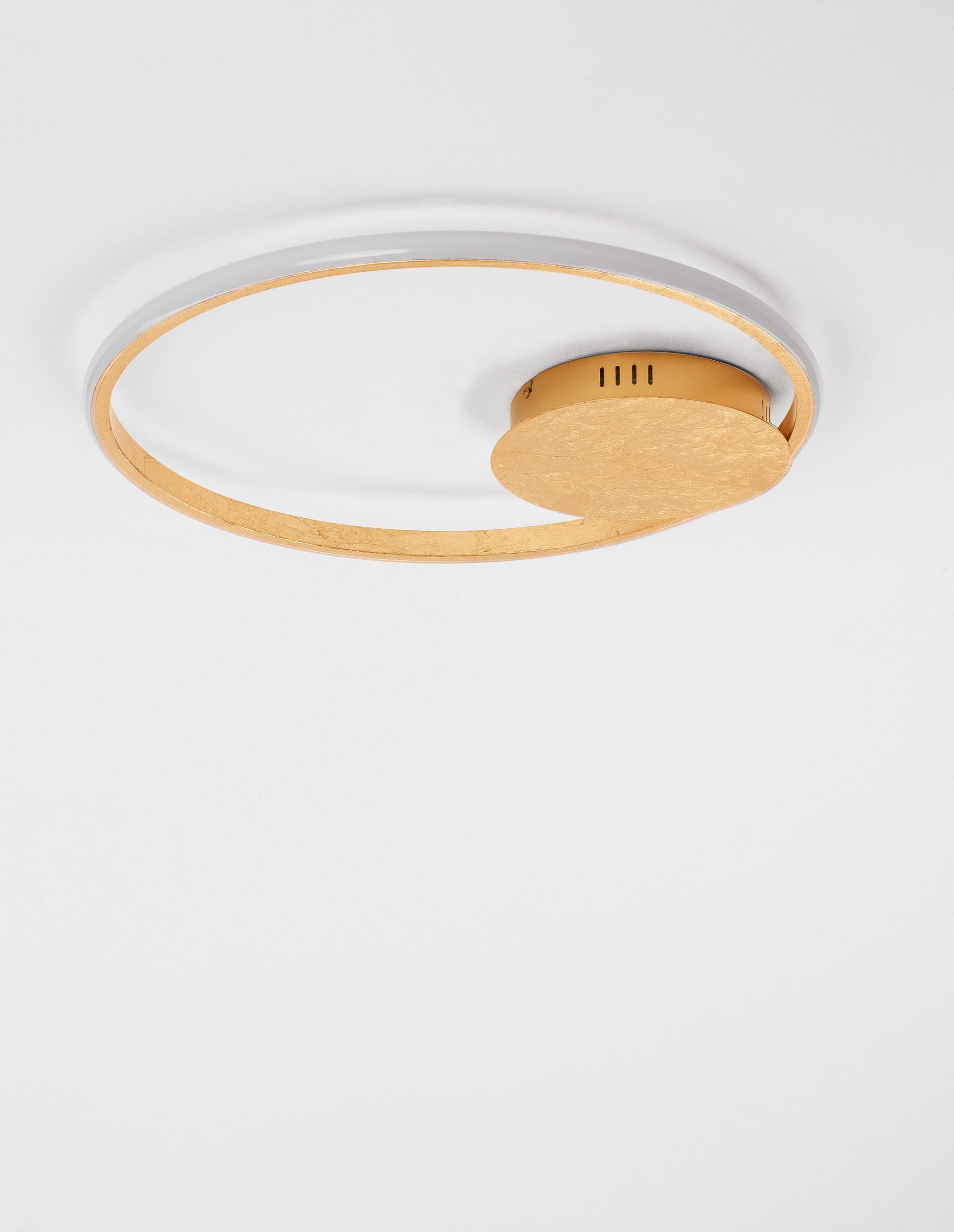 FULINE | H 5 D 50 cm | 32 W | 3000 K | 2320 lm | IP20 | Gold | Aluminum/Acrylic