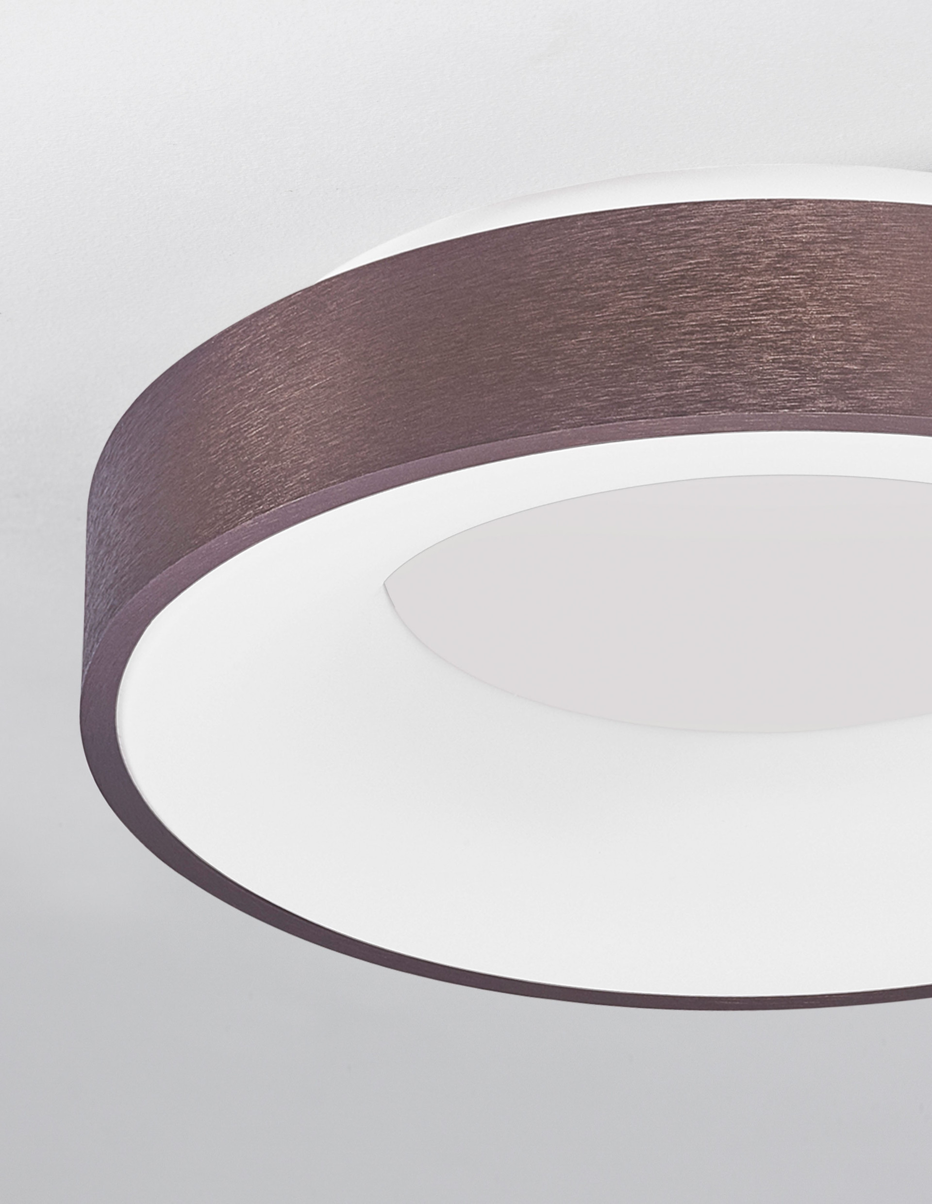 RANDO THIN | H 9 D 38 cm | 30 W | 3000 K | 1845 lm | IP20 | Brown | Aluminum/Acrylic