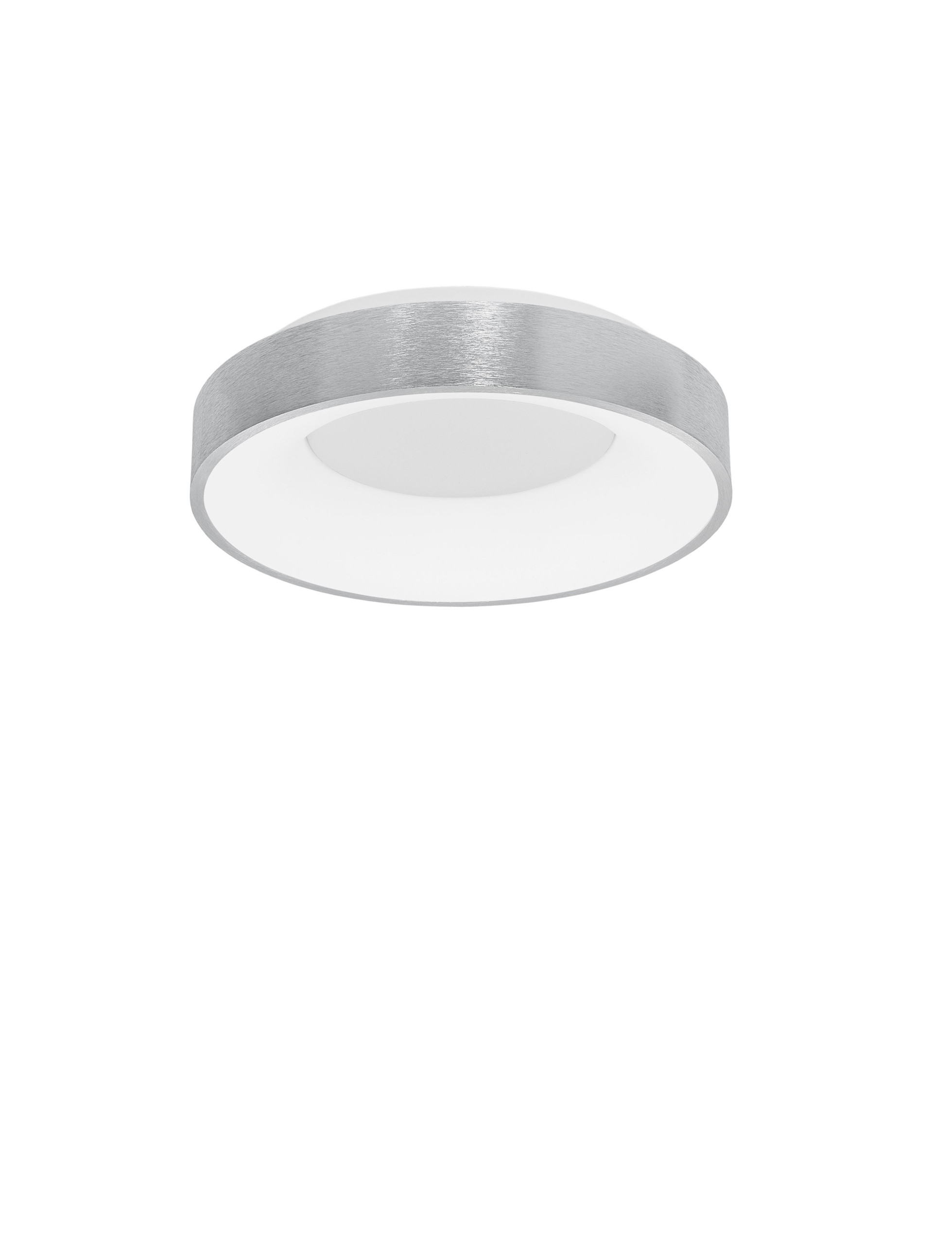 RANDO THIN | H 9 D 38 cm | 30 W | 3000 K | 1845 lm | IP20 | Silver | Aluminum/Acrylic