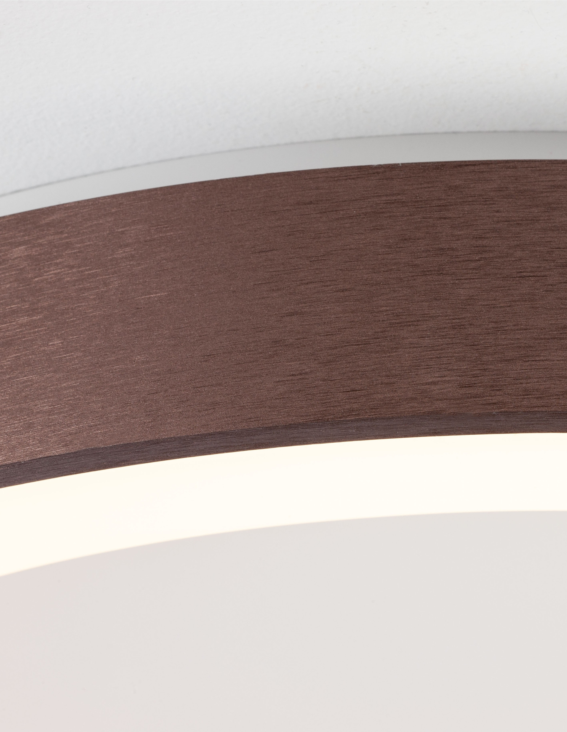 RANDO THIN | H 9 D 60 cm | 50 W | 3000 K | 2864 lm | IP20 | Brown | Aluminum/Acrylic