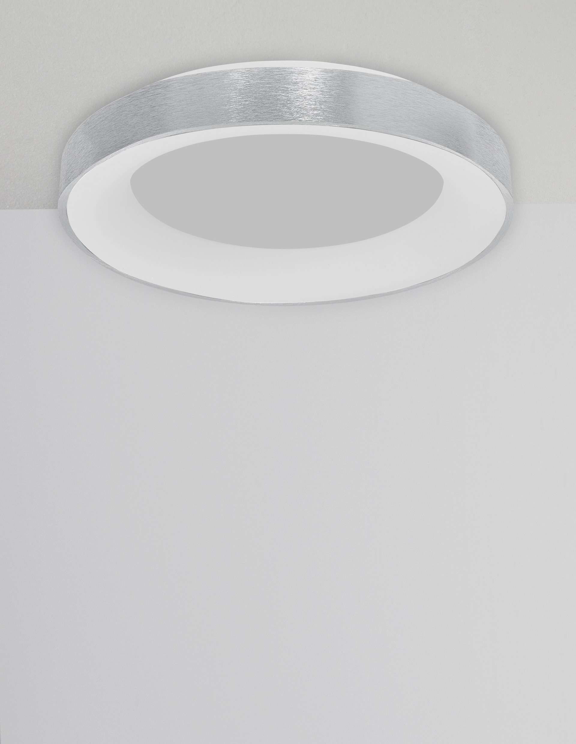 RANDO THIN | H 9 D 60 cm | 50 W | 3000 K | 2864 lm | IP20 | Silver | Aluminum/Acrylic