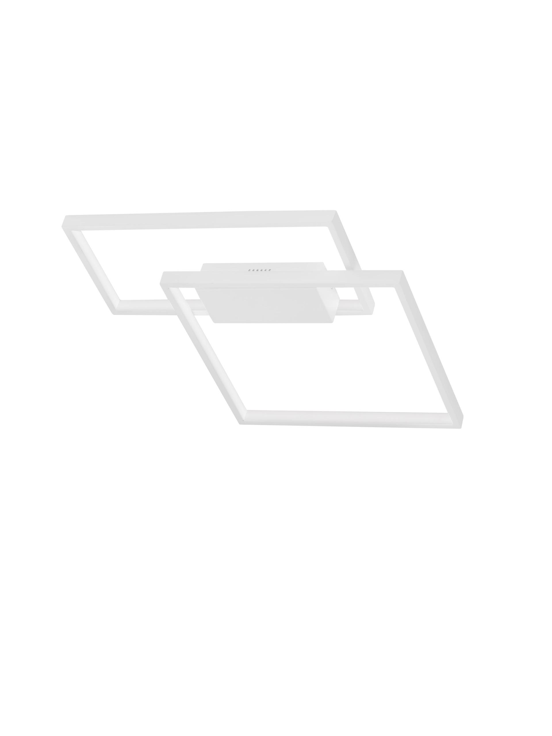PORTO | L 45 W 45 H 4 cm | 30 W | 3000 K | 2030 lm | IP20 | White | Steel/Aluminum/Acrylic