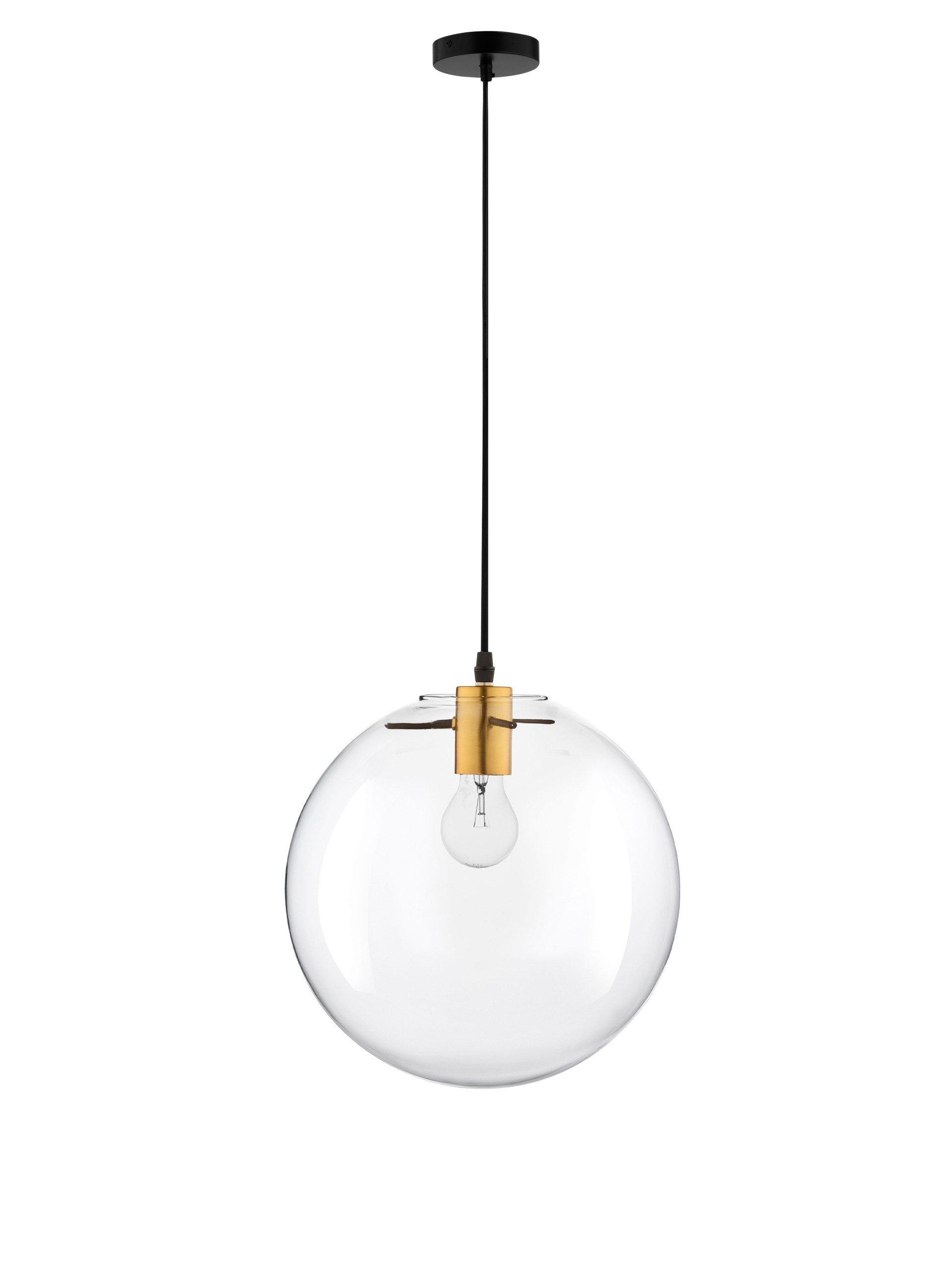 MIRALE | H 187 D 30 cm | 12 W | IP20 | Gold/Clear | Glass/Metal