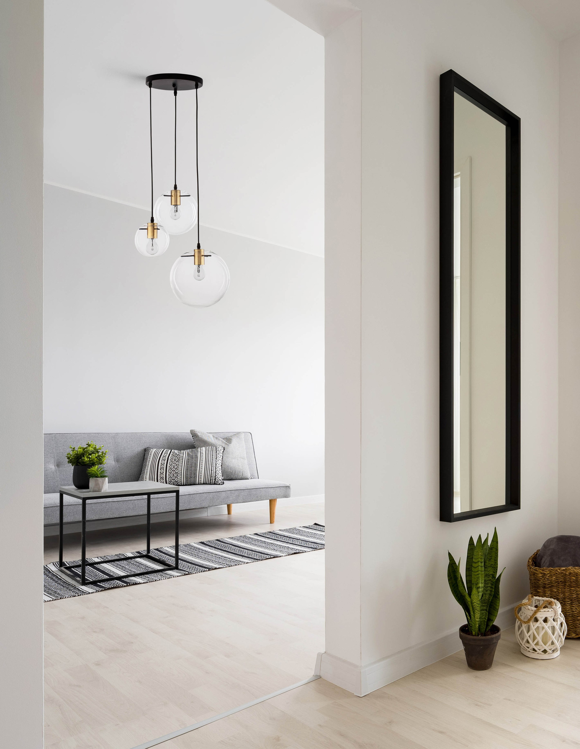 MIRALE | H 170 D 42.5 cm | 12 W | IP20 | Gold/Clear | Glass/Metal