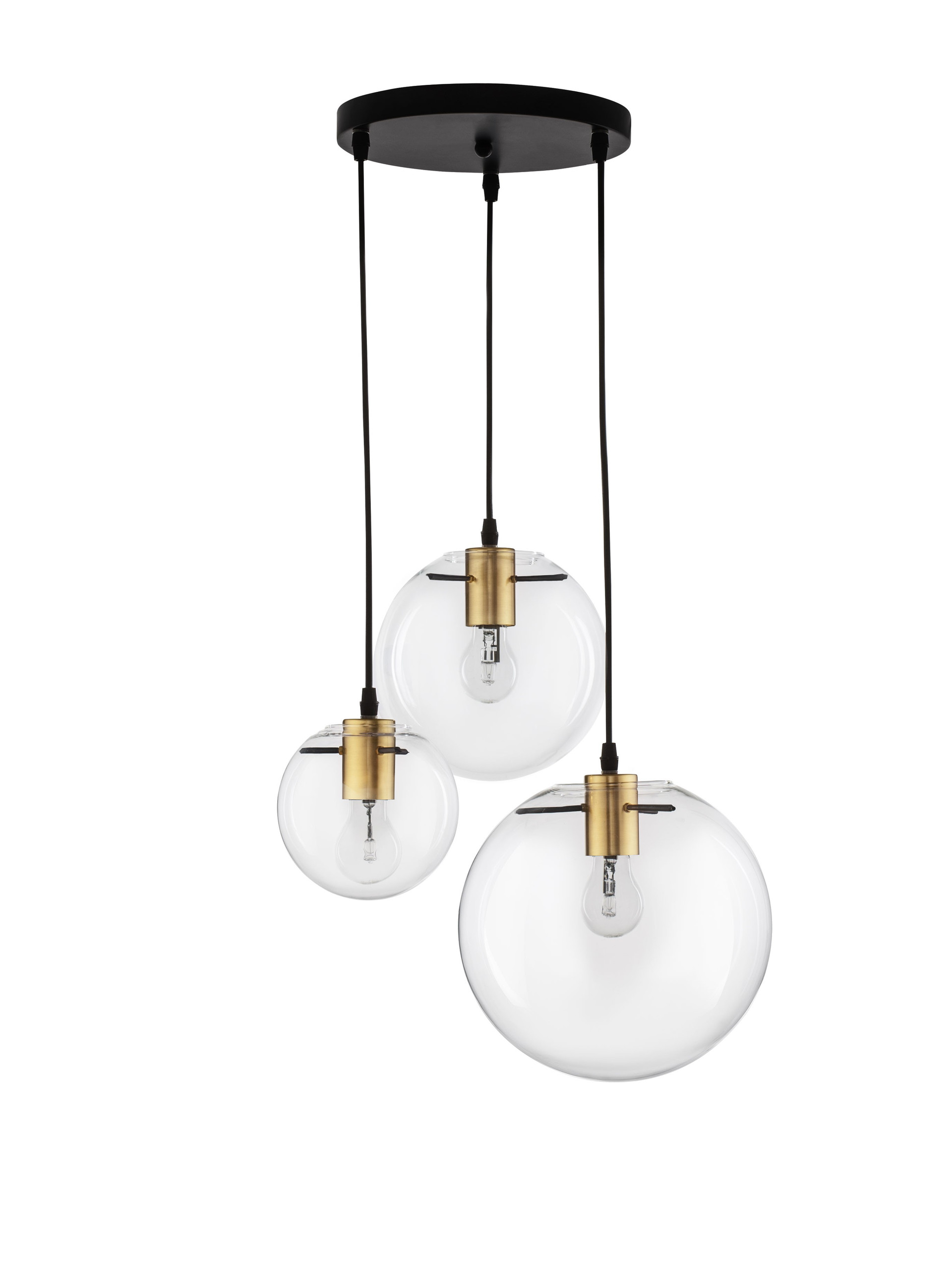MIRALE | H 170 D 42.5 cm | 12 W | IP20 | Gold/Clear | Glass/Metal