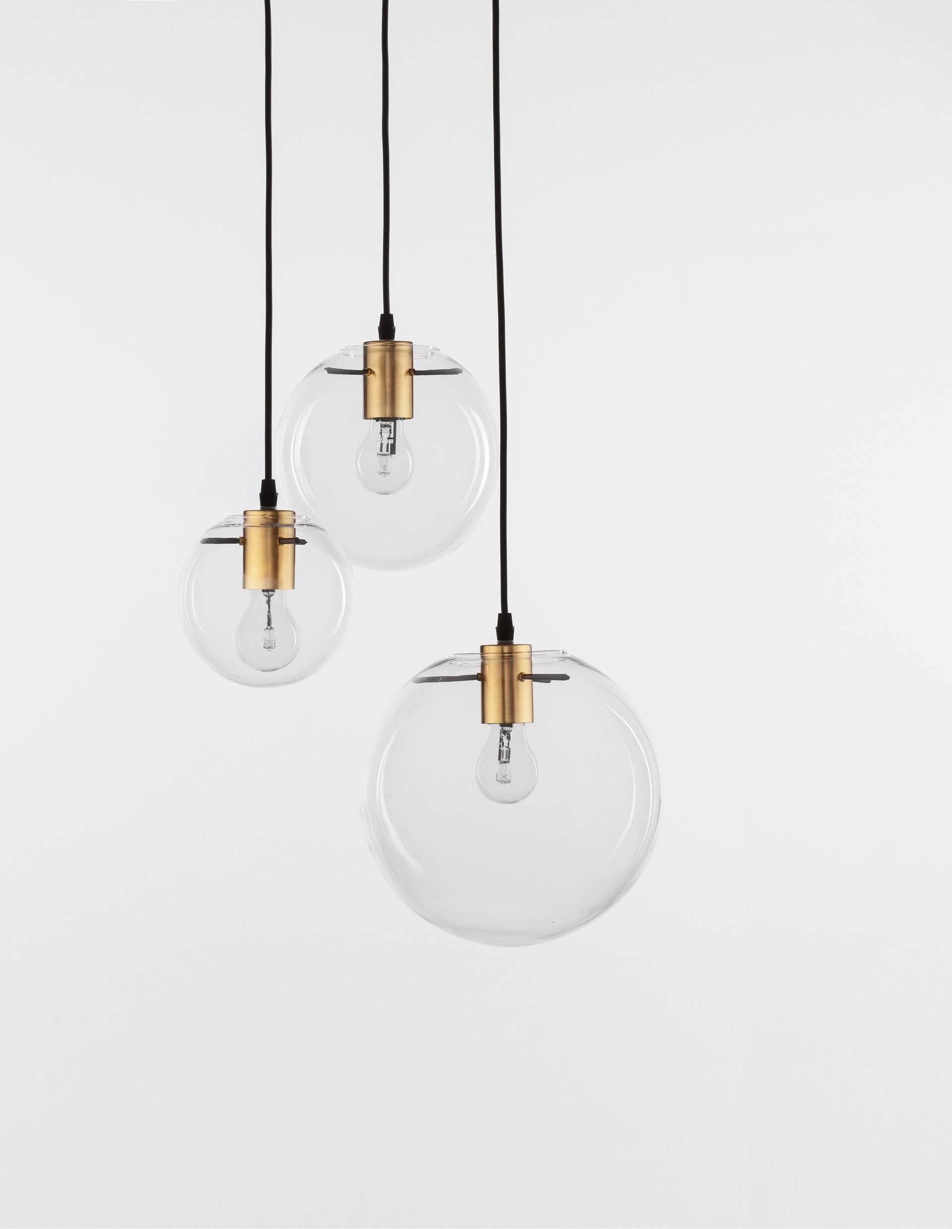 MIRALE | H 170 D 42.5 cm | 12 W | IP20 | Gold/Clear | Glass/Metal