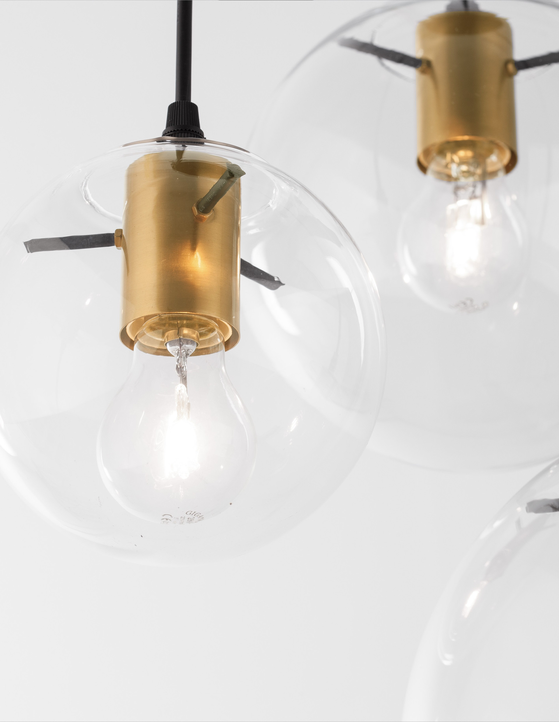 MIRALE | H 170 D 42.5 cm | 12 W | IP20 | Gold/Clear | Glass/Metal