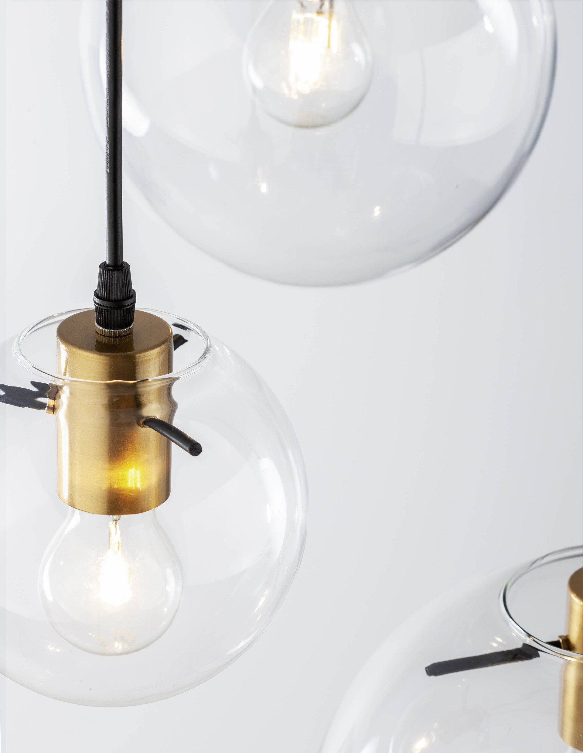 MIRALE | H 170 D 42.5 cm | 12 W | IP20 | Gold/Clear | Glass/Metal