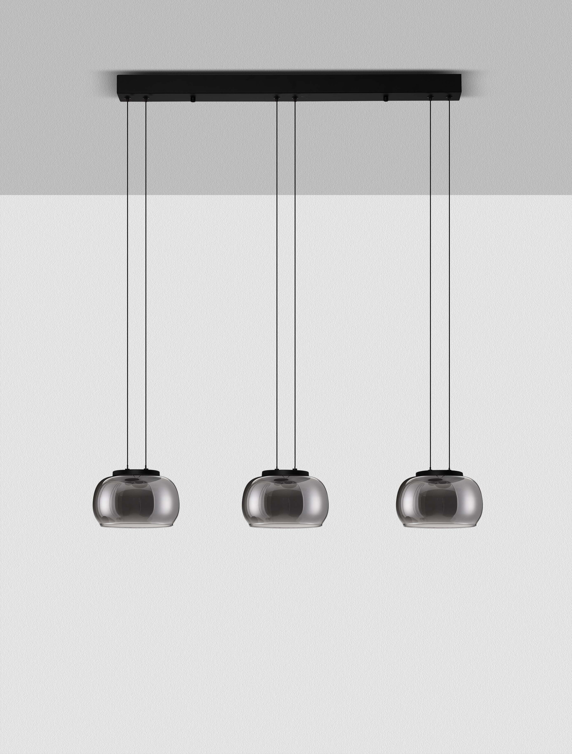 BIOS | L 82 W 18 H 166 cm | 25 W | 3000 K | 1515 lm | IP20 | Gray | Glass/Metal