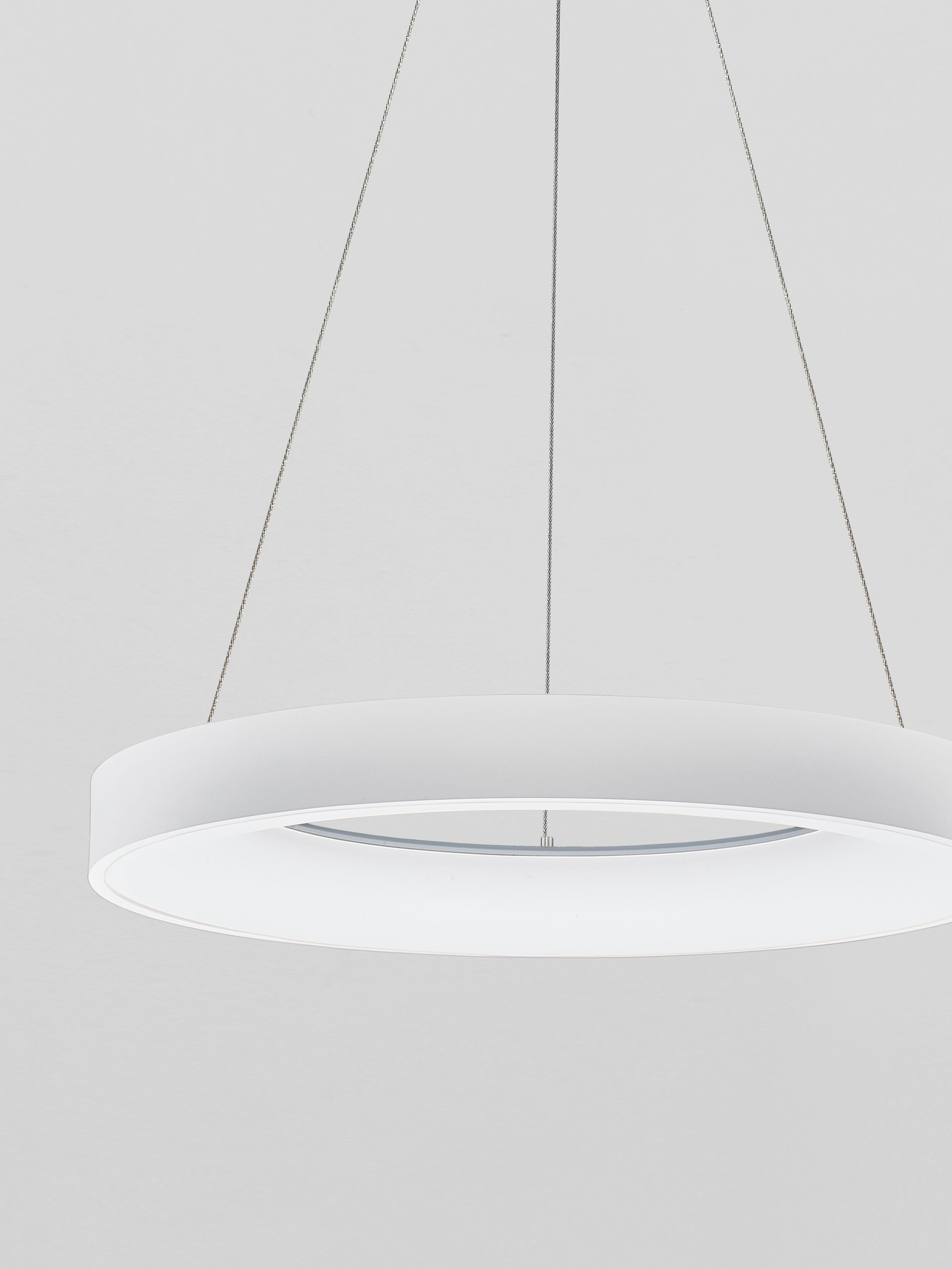 RANDO THIN | H 120 D 60 cm | 50 W | 4000 K | 2864 lm | IP20 | White | Aluminum/Acrylic