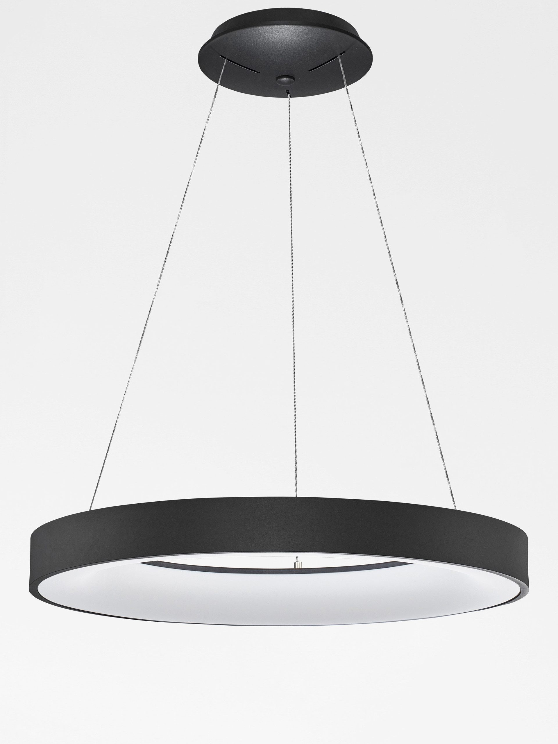 RANDO THIN | H 120 D 60 cm | 50 W | 4000 K | 2864 lm | IP20 | Black | Aluminum/Acrylic