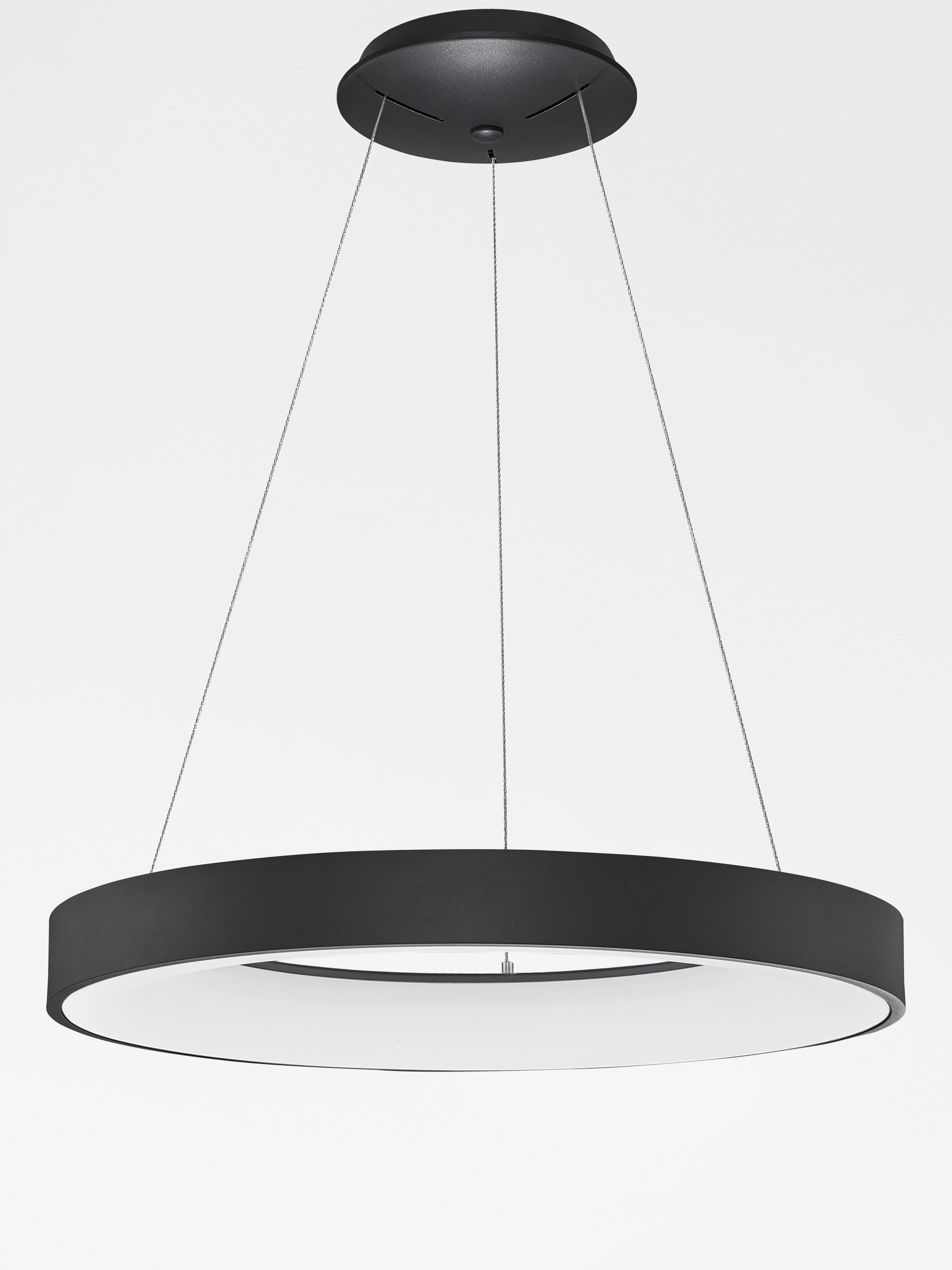 RANDO THIN | H 120 D 60 cm | 50 W | 4000 K | 2864 lm | IP20 | Black | Aluminum/Acrylic