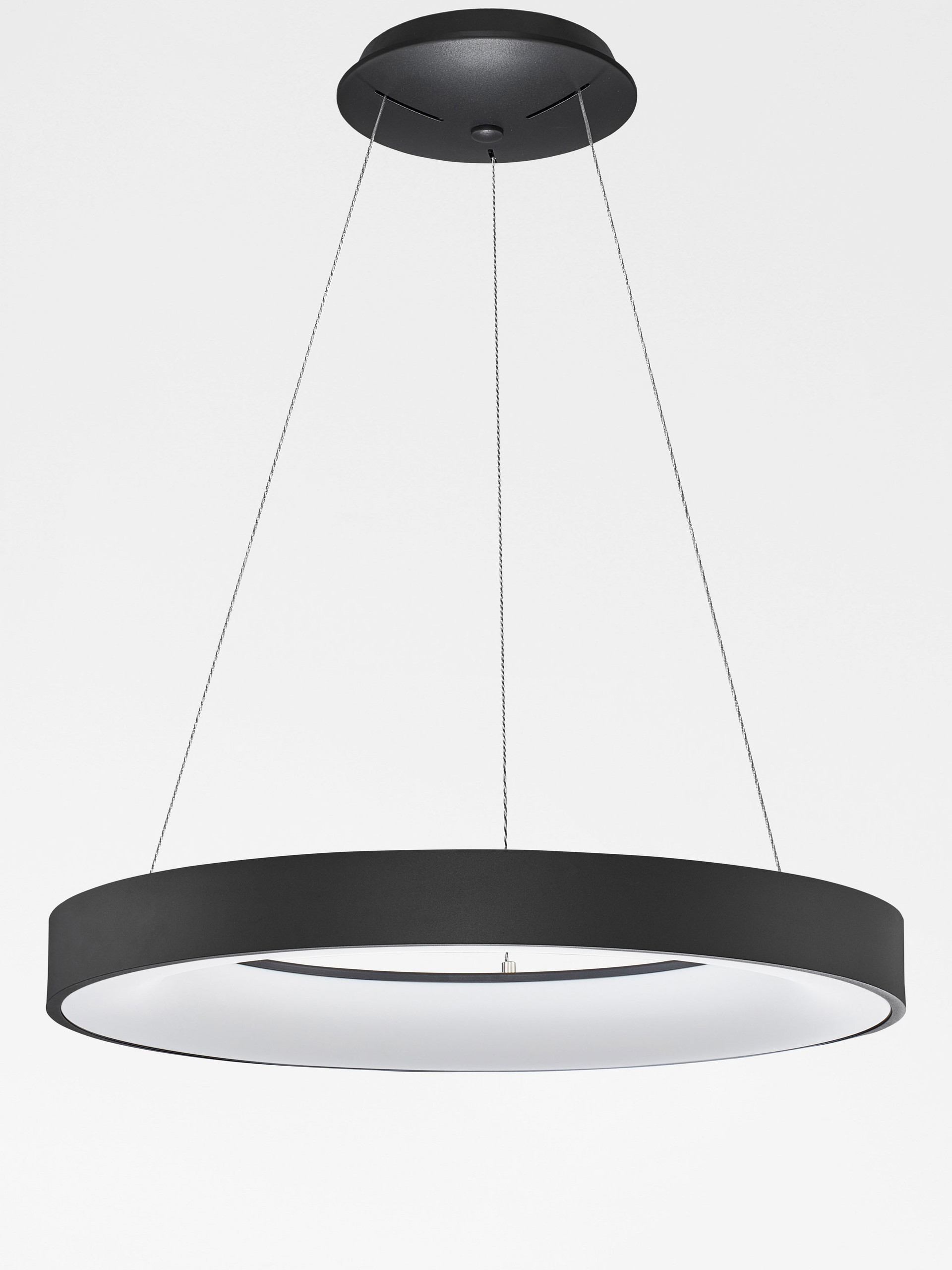 RANDO THIN | H 120 D 60 cm | 50 W | 3000 K | 2864 lm | IP20 | Black | Aluminum/Acrylic