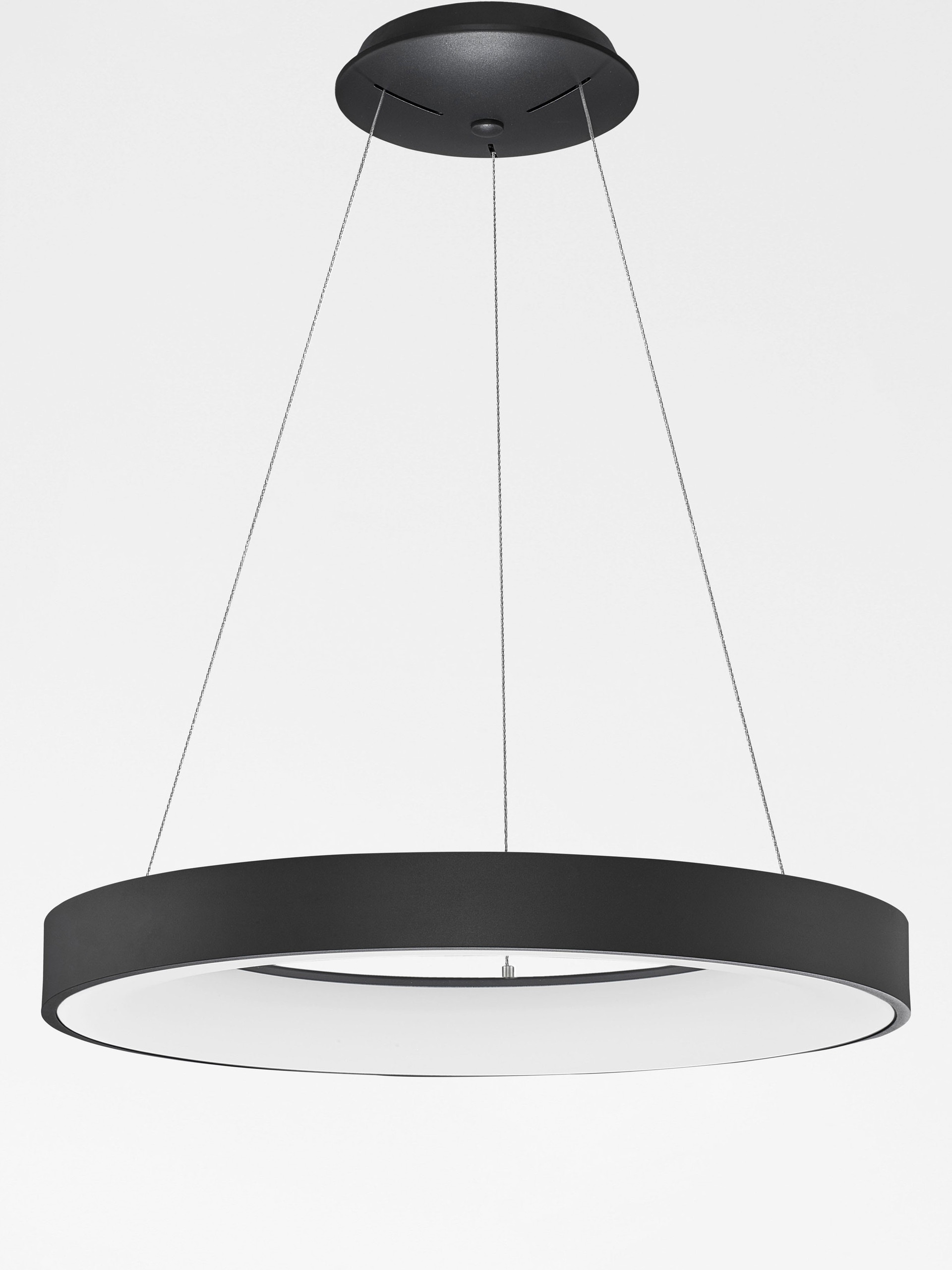RANDO THIN | H 120 D 60 cm | 50 W | 3000 K | 2864 lm | IP20 | Black | Aluminum/Acrylic