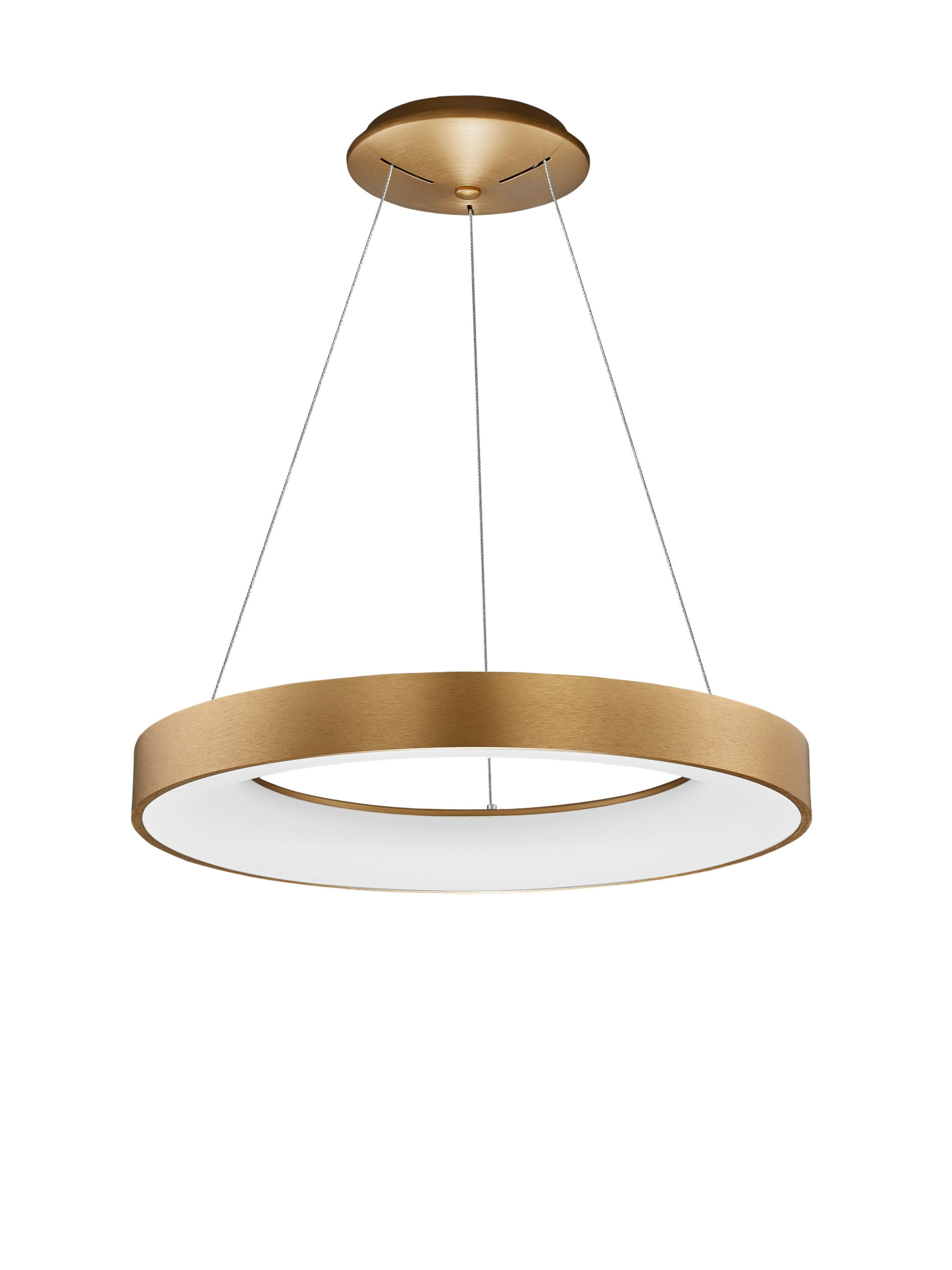 RANDO THIN | H 120 D 60 cm | 50 W | 3000 K | 2864 lm | IP20 | Gold | Aluminum/Acrylic