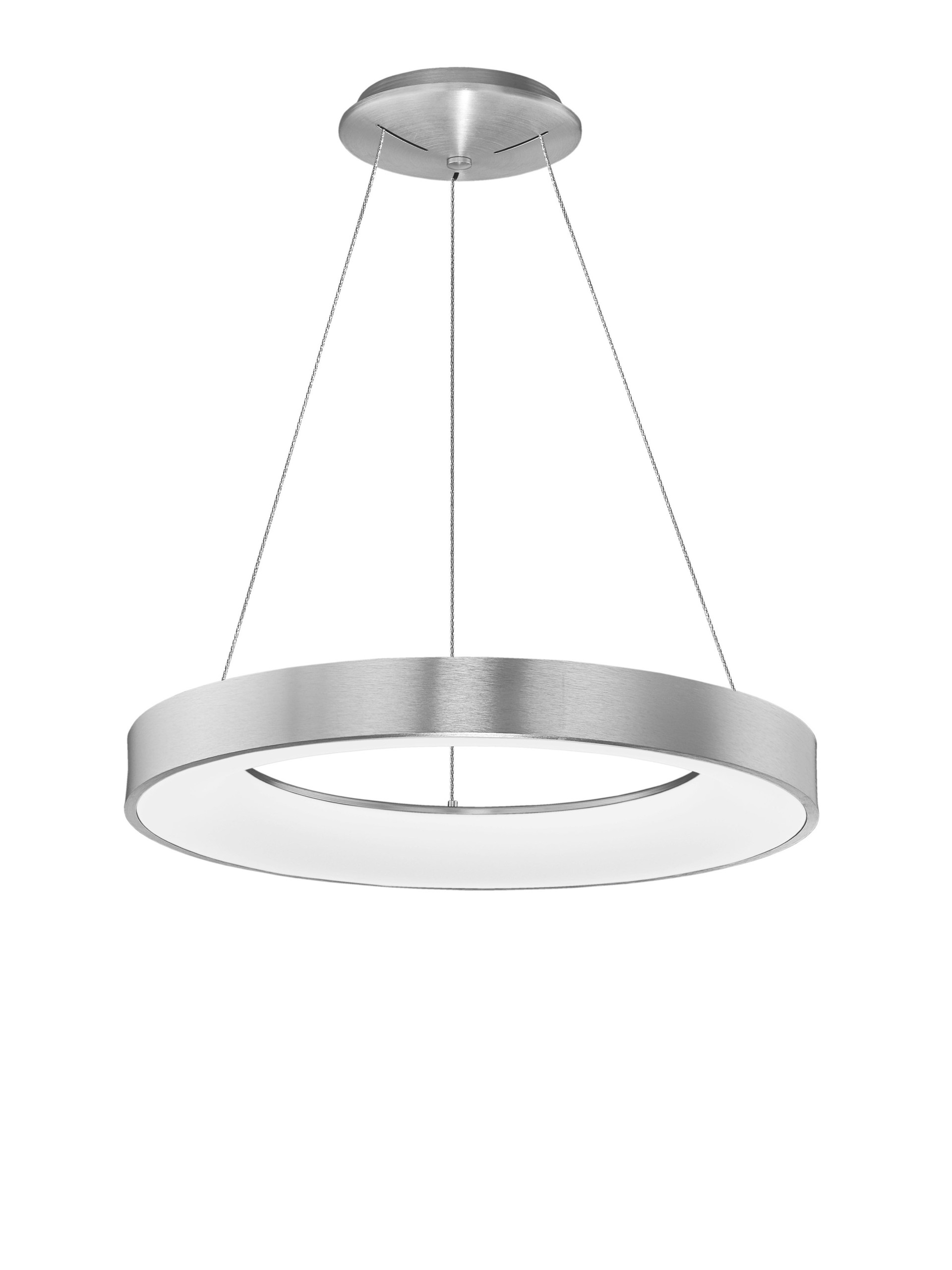 RANDO THIN | H 120 D 60 cm | 50 W | 3000 K | 2864 lm | IP20 | Silver | Aluminum/Acrylic
