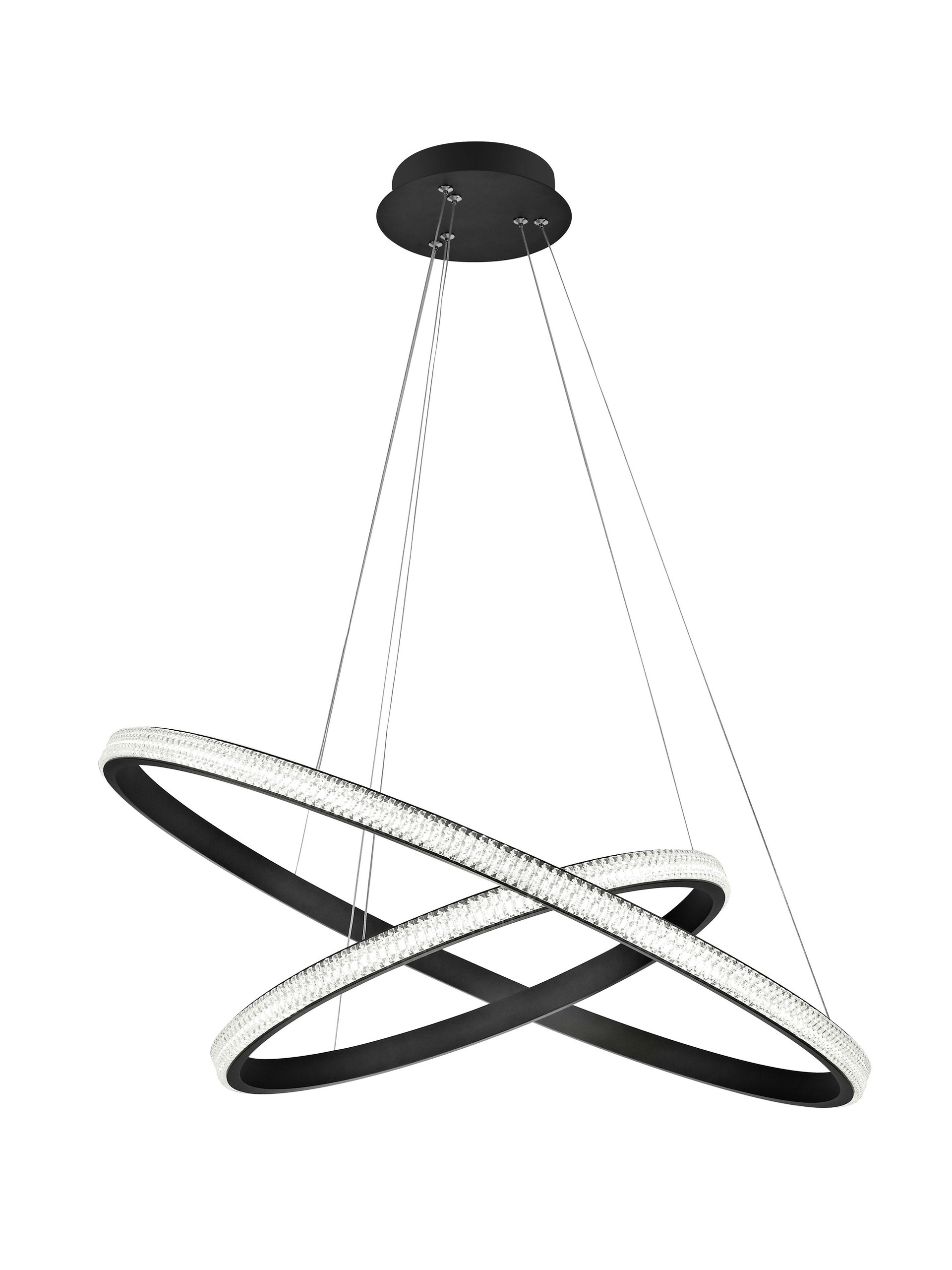 NAGER | H 120 D 67 cm | 45 W | 3000 K | 2737 lm | IP20 | Black | Aluminum/Acrylic