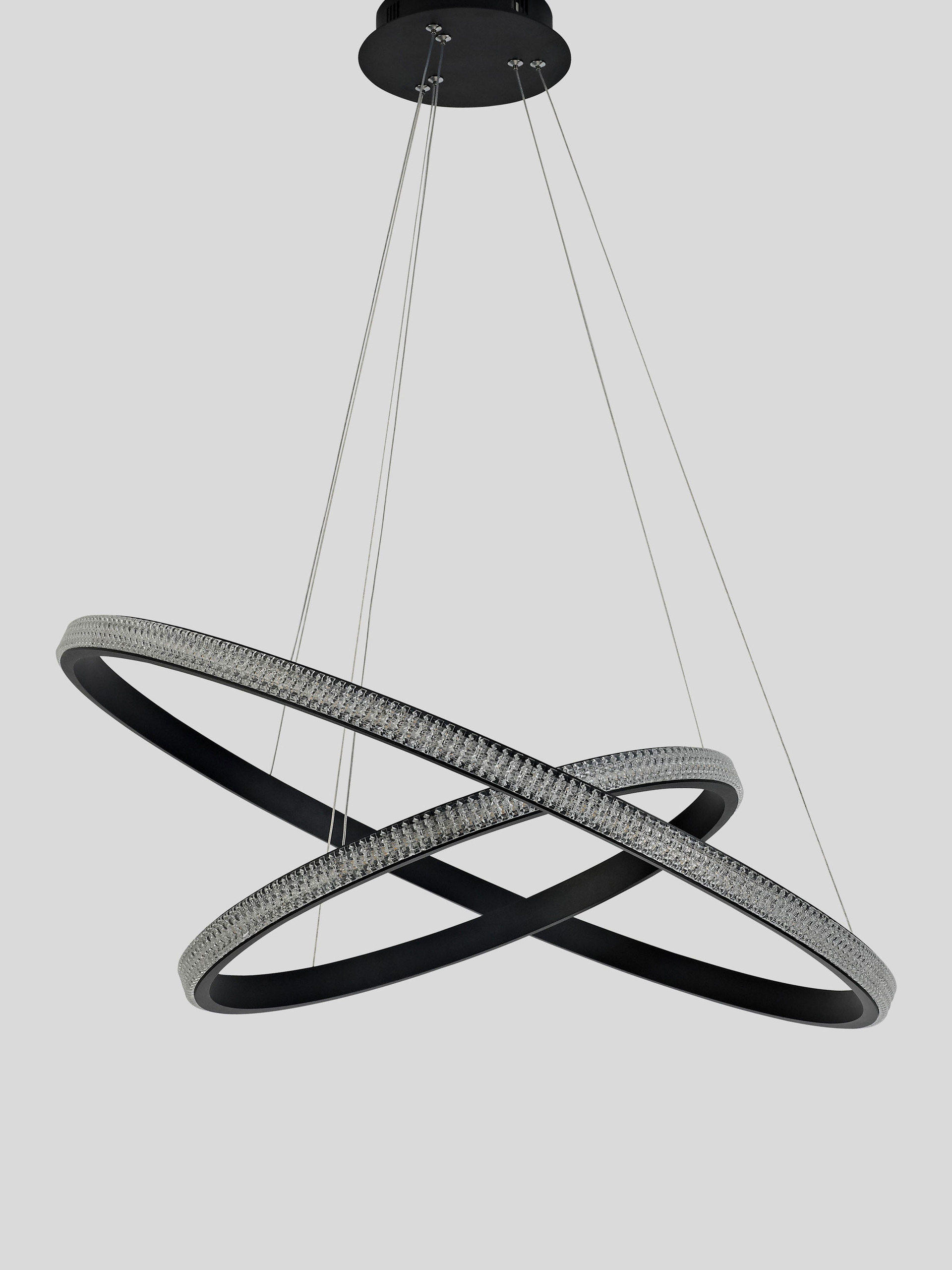 NAGER | H 120 D 67 cm | 45 W | 3000 K | 2737 lm | IP20 | Black | Aluminum/Acrylic