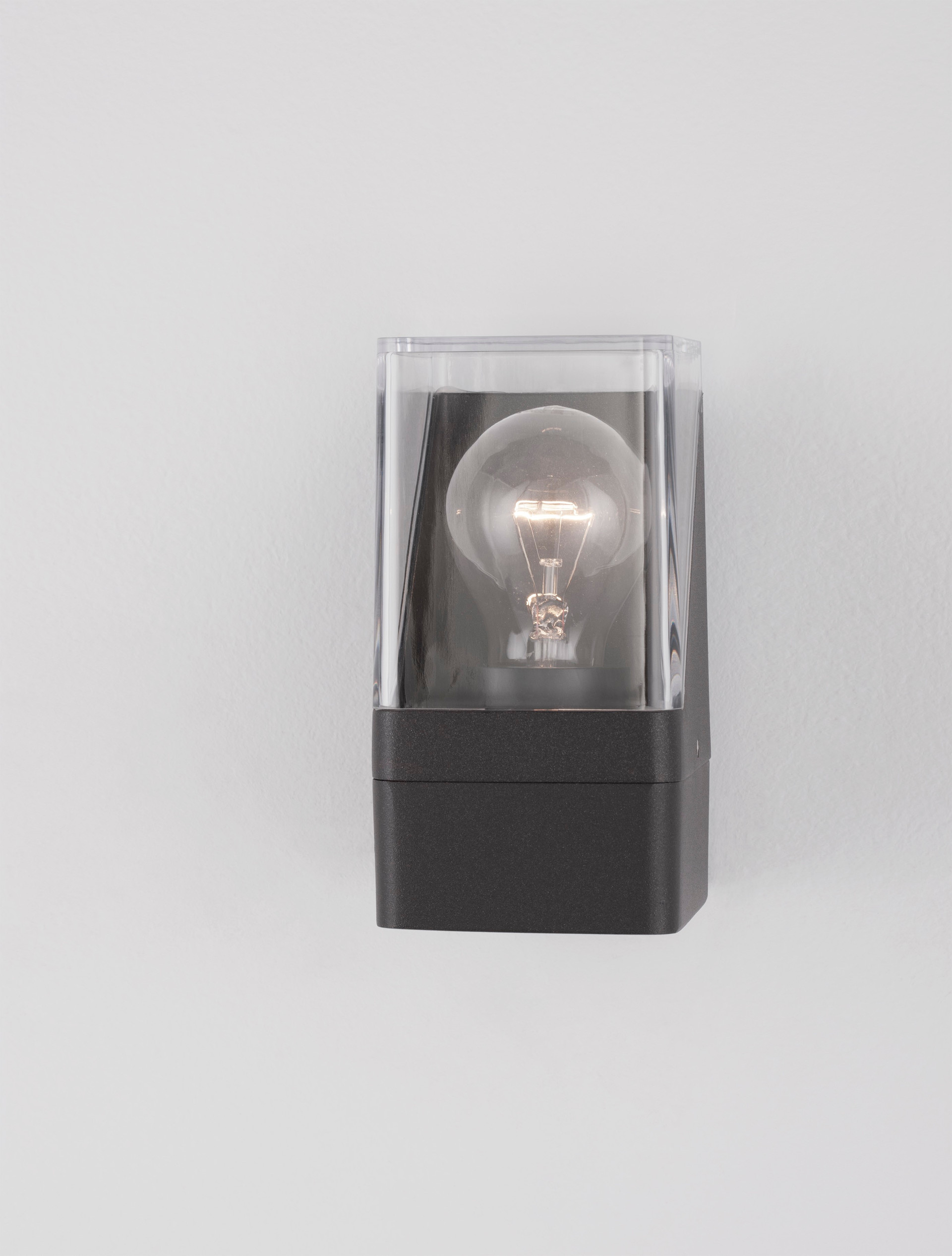 SELENA | L 8.5 W 9.8 H 16 cm | 12 W | IP65 | Schwarz | Aluminium