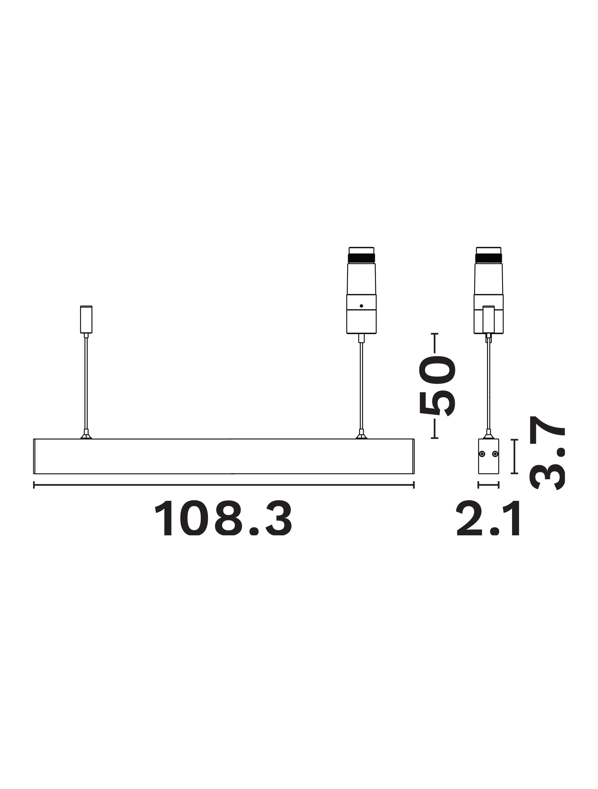 Imagine Lighting Systems B30-24W-A60-SU-Pendant thumbnail