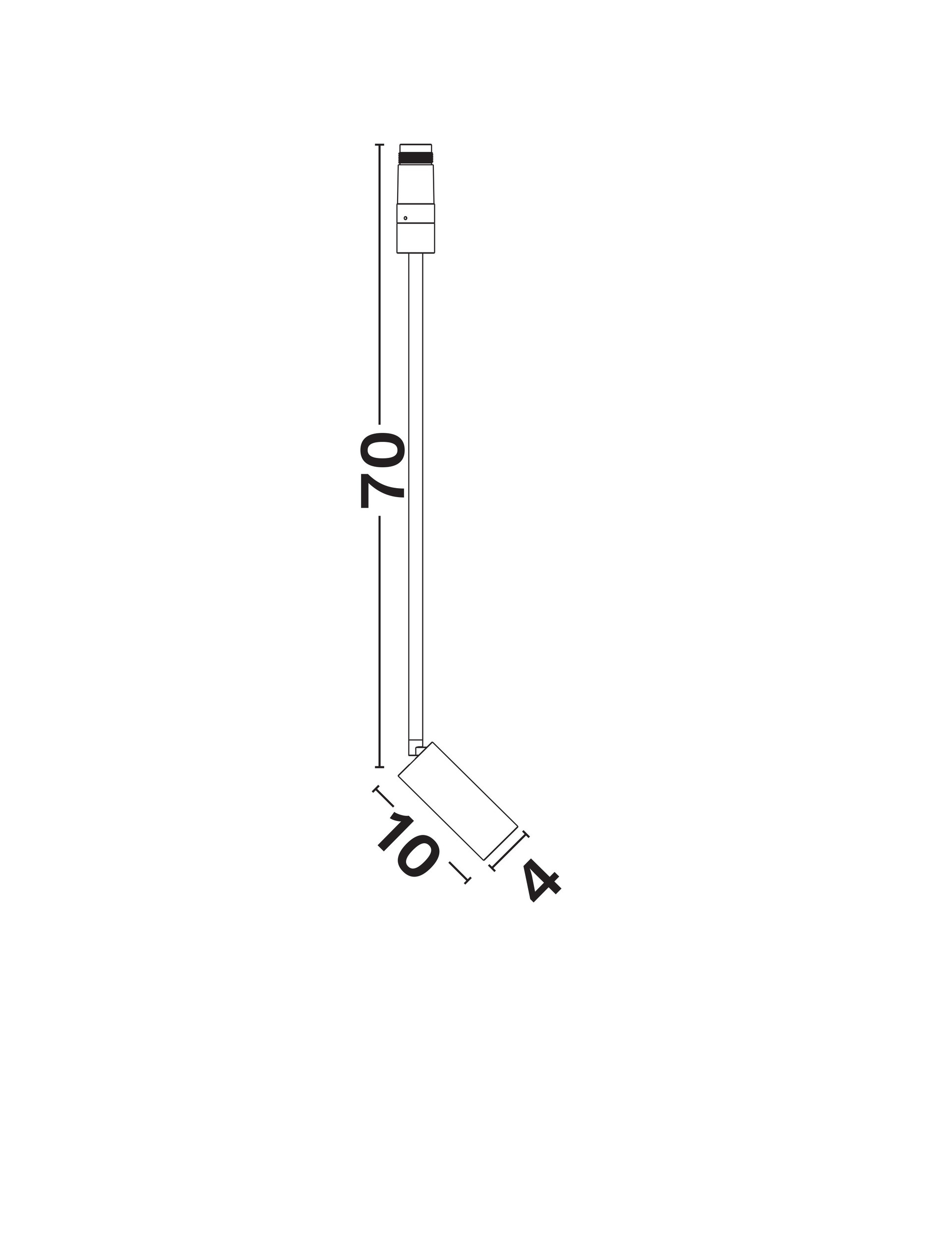 Imagine Lighting Systems B30-9W-SM-downrod thumbnail