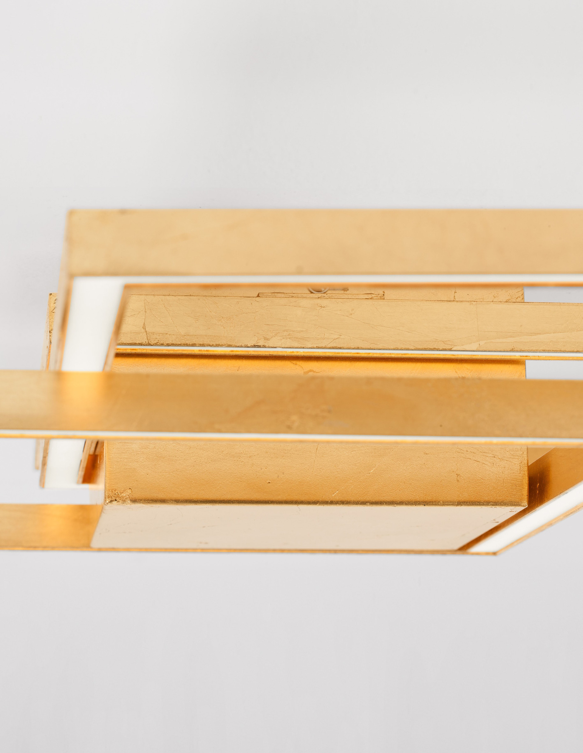 BILBAO | L 56 W 56 H 8.5 cm | 42 W | 3000 K | 1974 lm | IP20 | Gold | Aluminum/Acrylic