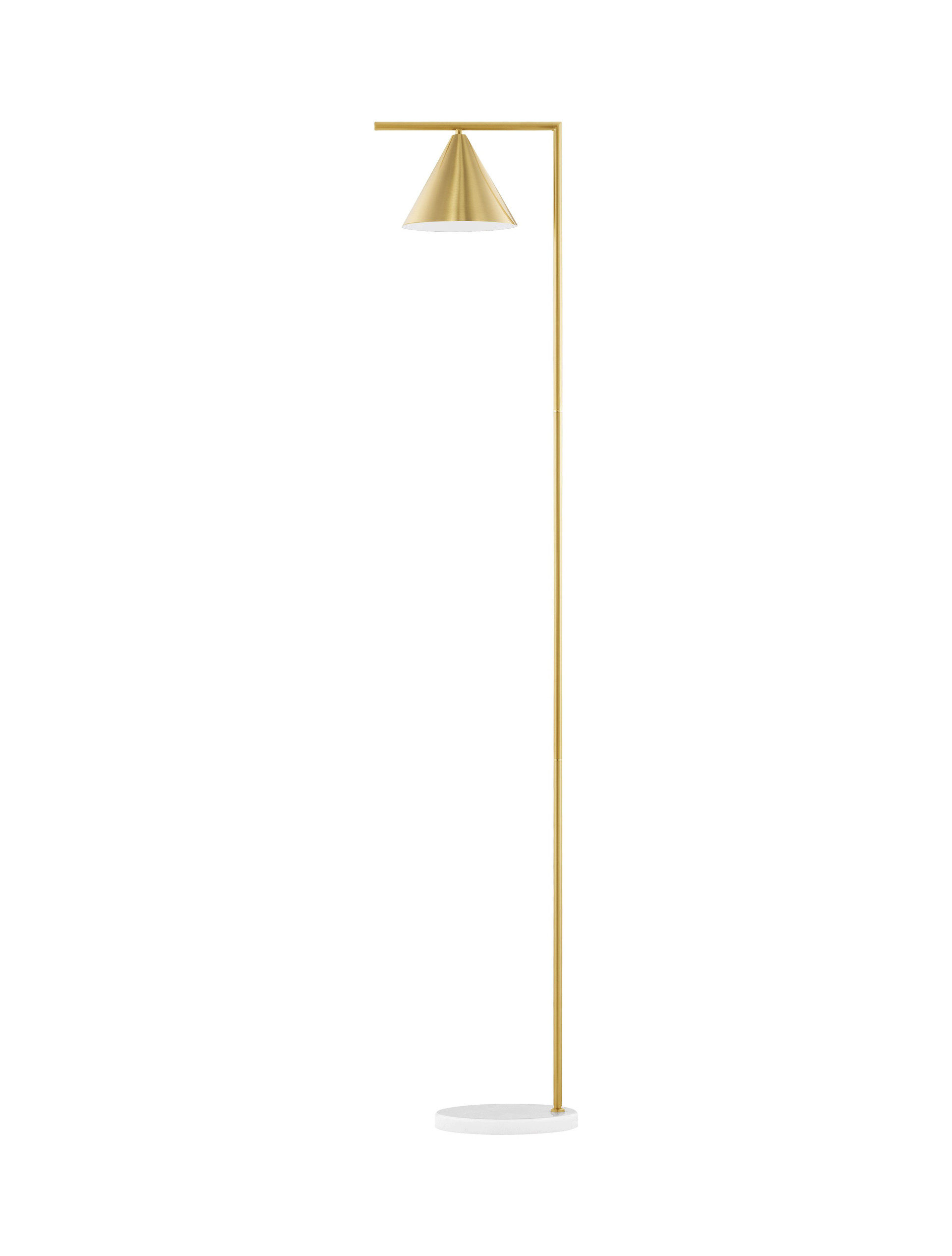 SWAY | L 25 W 35 H 175 cm | 12 W | IP20 | Brass | Metal/Marble
