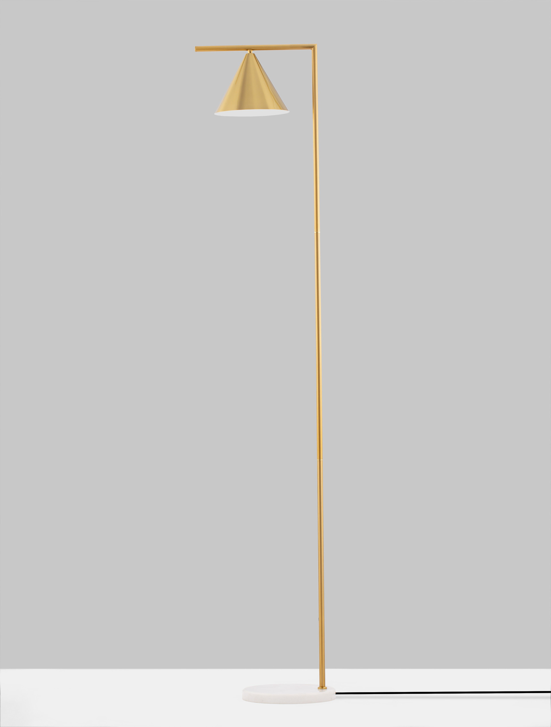 SWAY | L 25 W 35 H 175 cm | 12 W | IP20 | Brass | Metal/Marble
