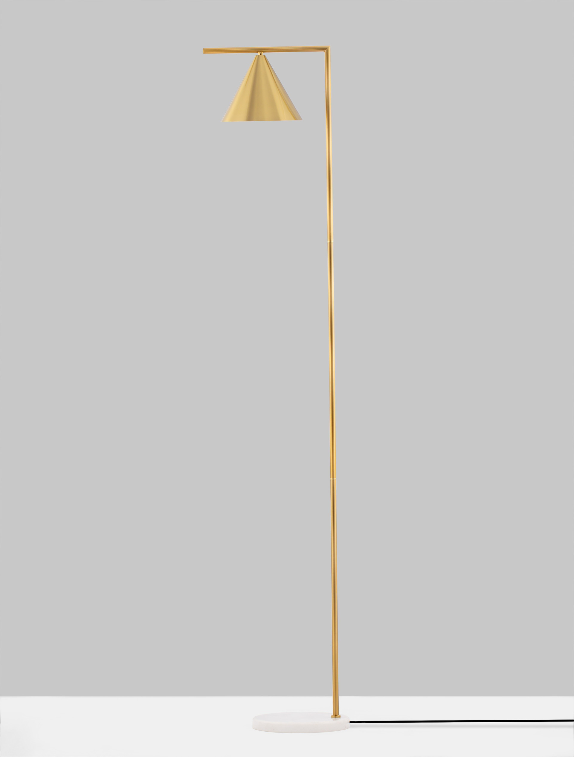 SWAY | L 25 W 35 H 175 cm | 12 W | IP20 | Brass | Metal/Marble
