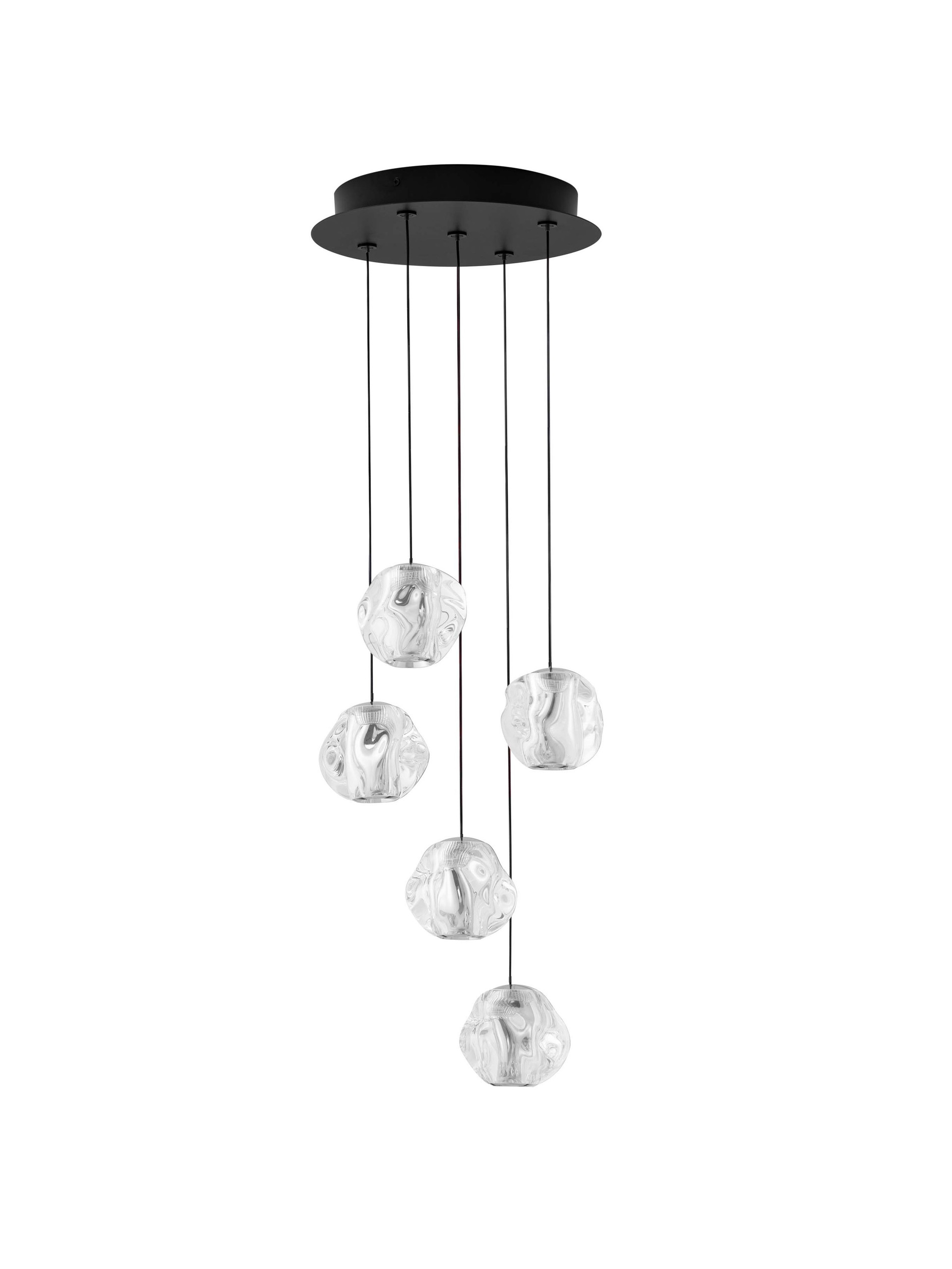 IFOS | H 150 D 30 cm | 25 W | 3000 K | 1301 lm | IP20 | Black | Metal/Acrylic