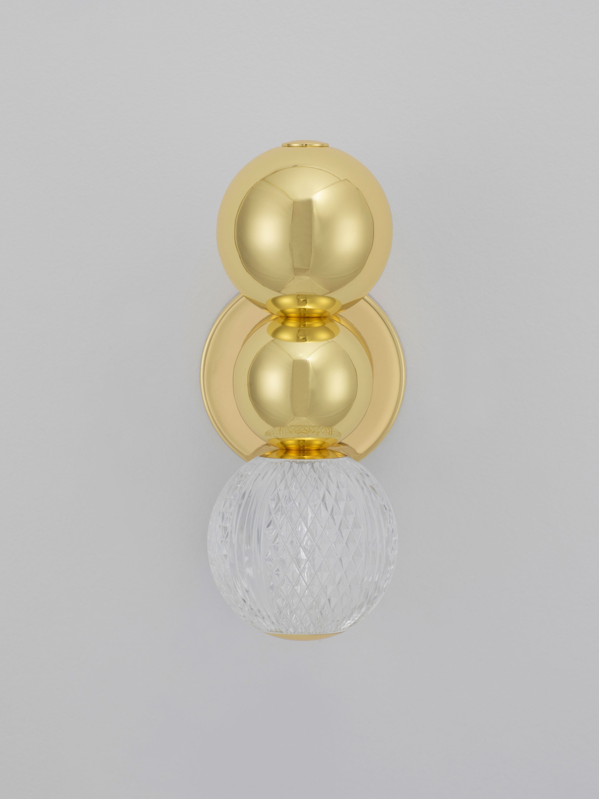 BRILLE | W 4 H 28 D 11 cm | 4 W | 3200 K | 205 lm | IP20 | Gold | Aluminum/Acrylic