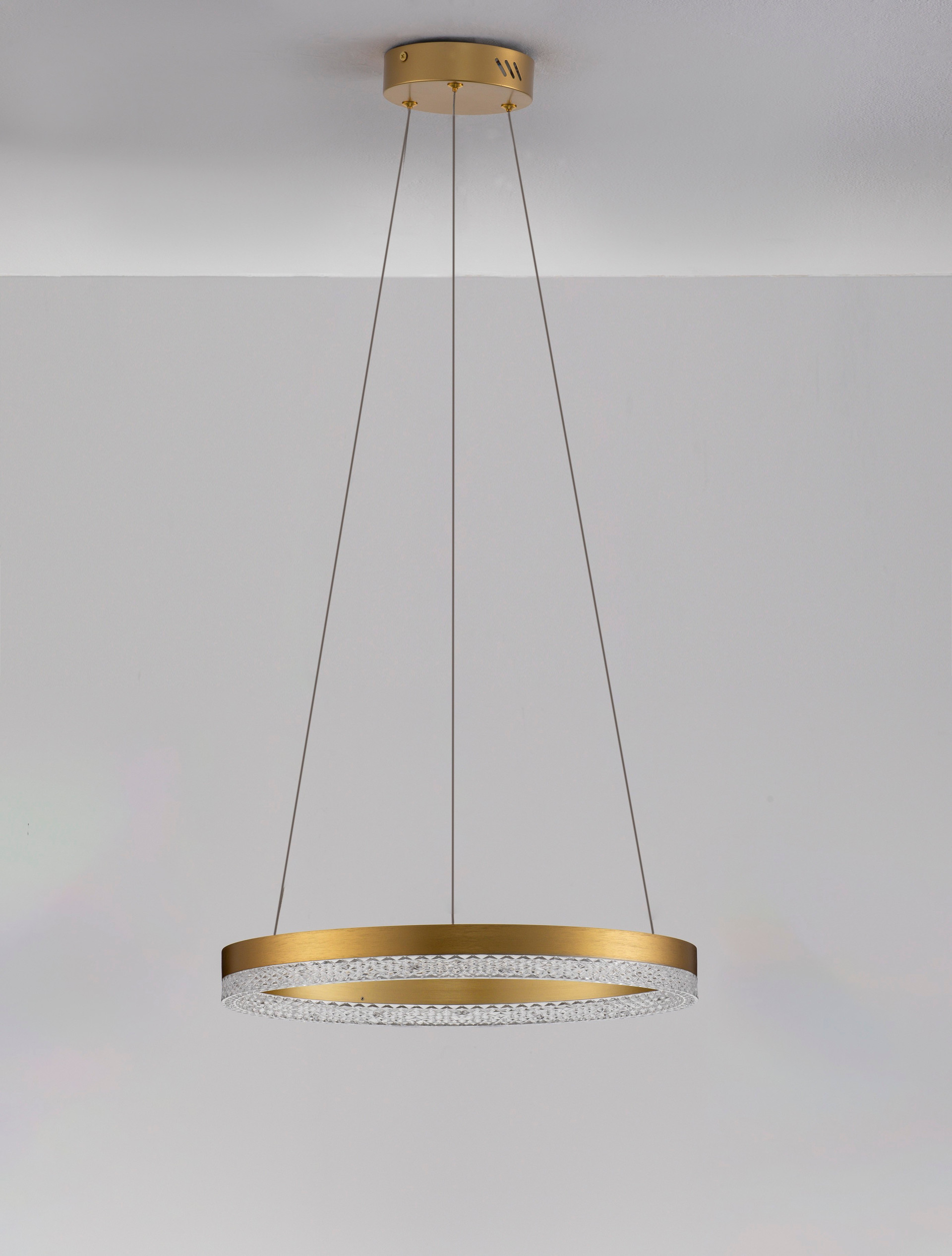 ADRIA | H 150 D 40 cm | 23 W | 3000 K | 2521 lm | IP20 | Oro | Alluminio