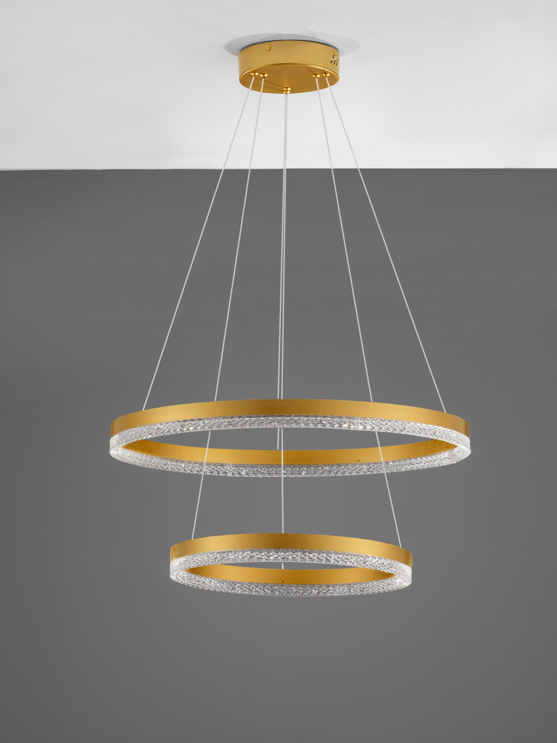 ADRIA | H 150 D 60 cm | 52 W | 3000 K | 3120 lm | IP20 | Oro | Alluminio