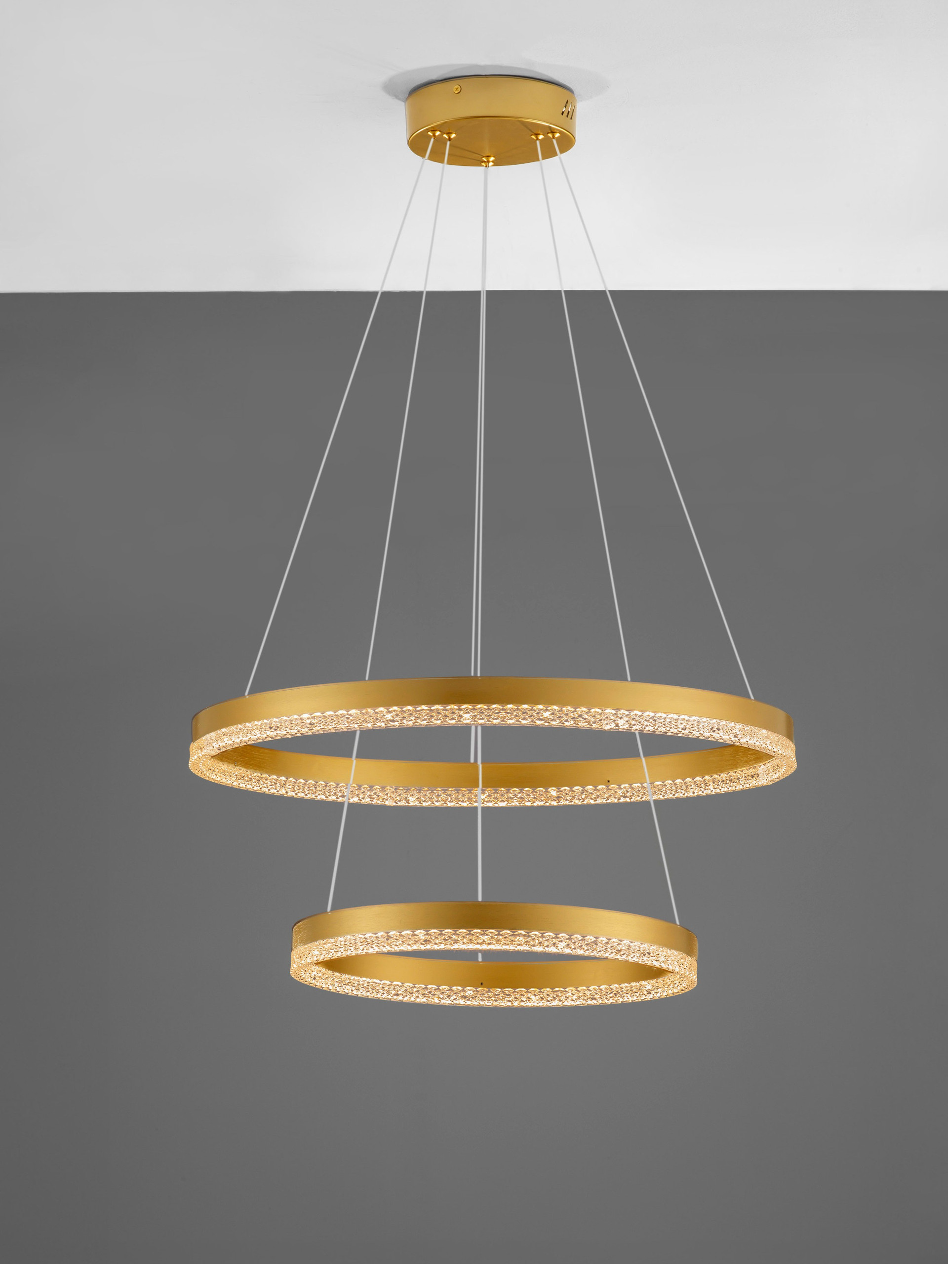 ADRIA | H 150 D 60 cm | 52 W | 3000 K | 3120 lm | IP20 | Oro | Alluminio