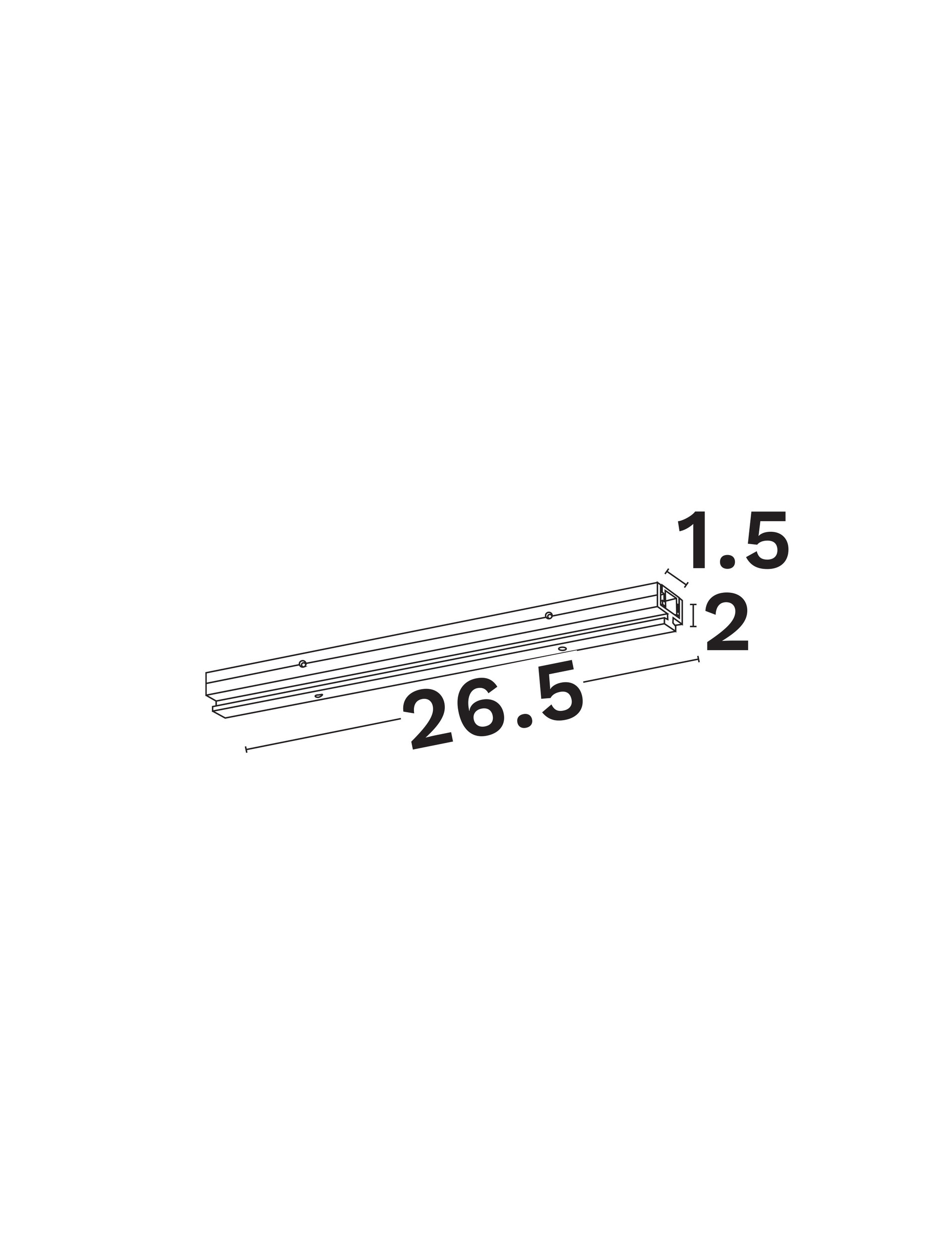 Linear Lighting Profiles B-when surfaced mounted-L26.5 thumbnail