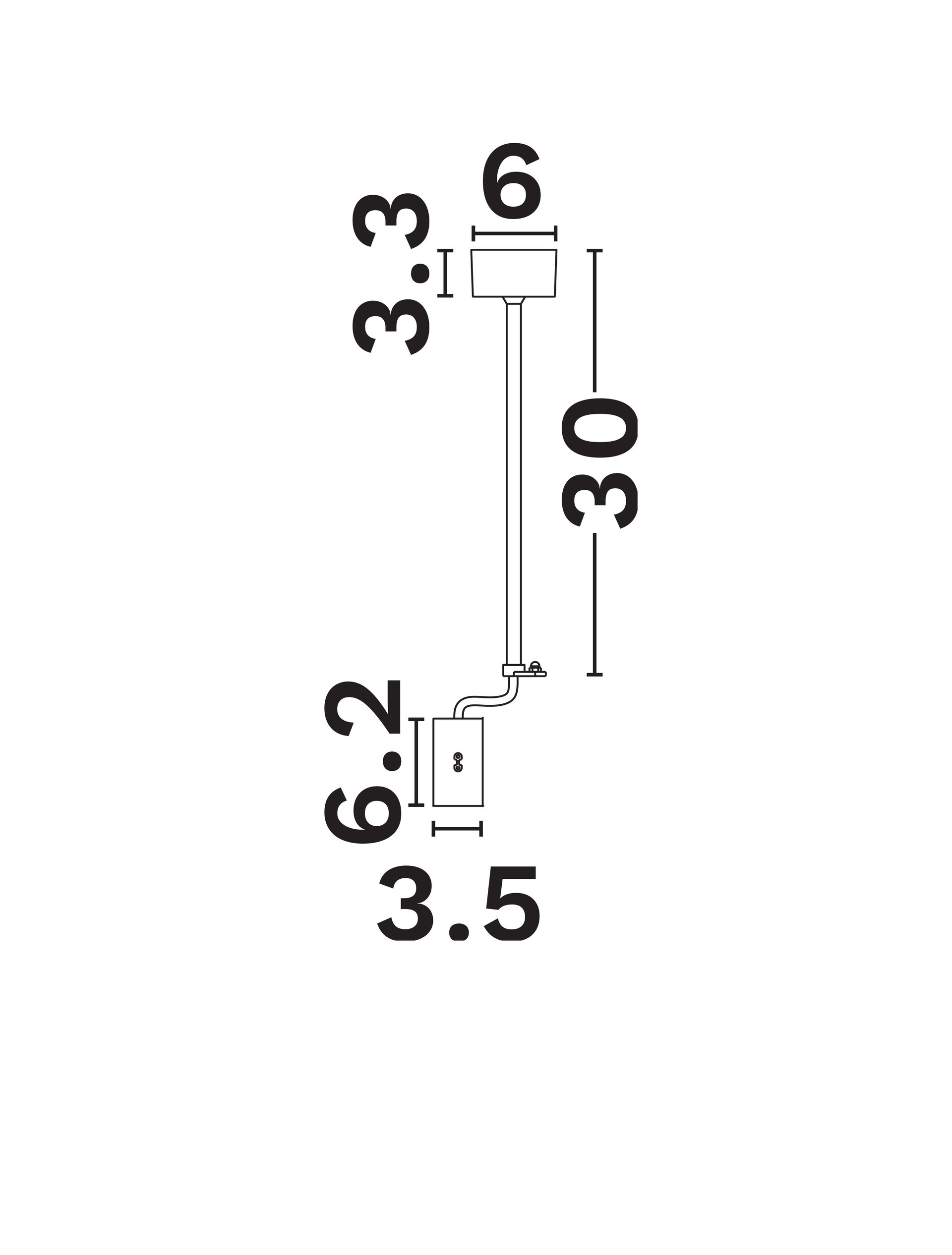 Linear Lighting Profiles B-Used suspend rod thumbnail