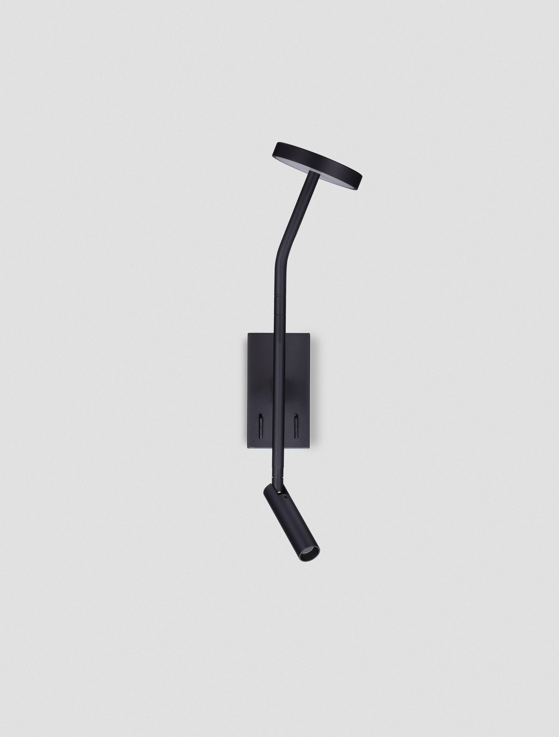 LOGOS | L 10 W 12.5 H 46 cm | 9 W | 3000 K | 487 lm | IP20 | Black | Aluminum