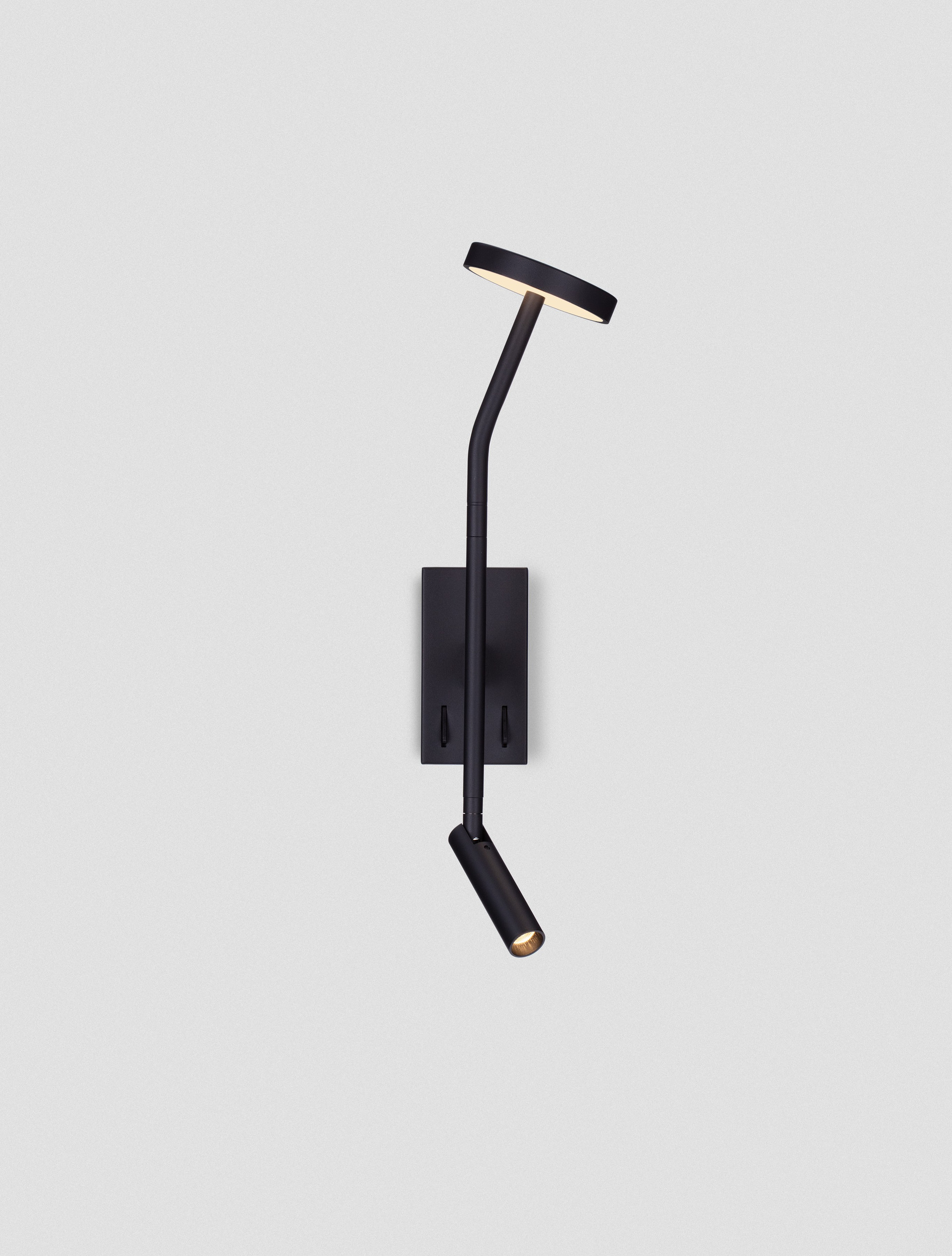 LOGOS | L 10 W 12.5 H 46 cm | 9 W | 3000 K | 487 lm | IP20 | Black | Aluminum